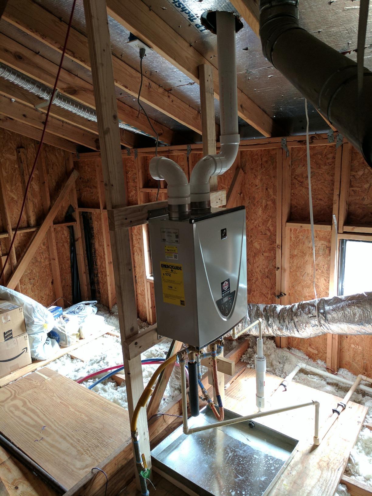 Takagi T-H3S-DV-N Condensing High Efficiency Natural Gas Indoor Tankless Water Heater, 8-Gallon Per Minute customer photo 2
