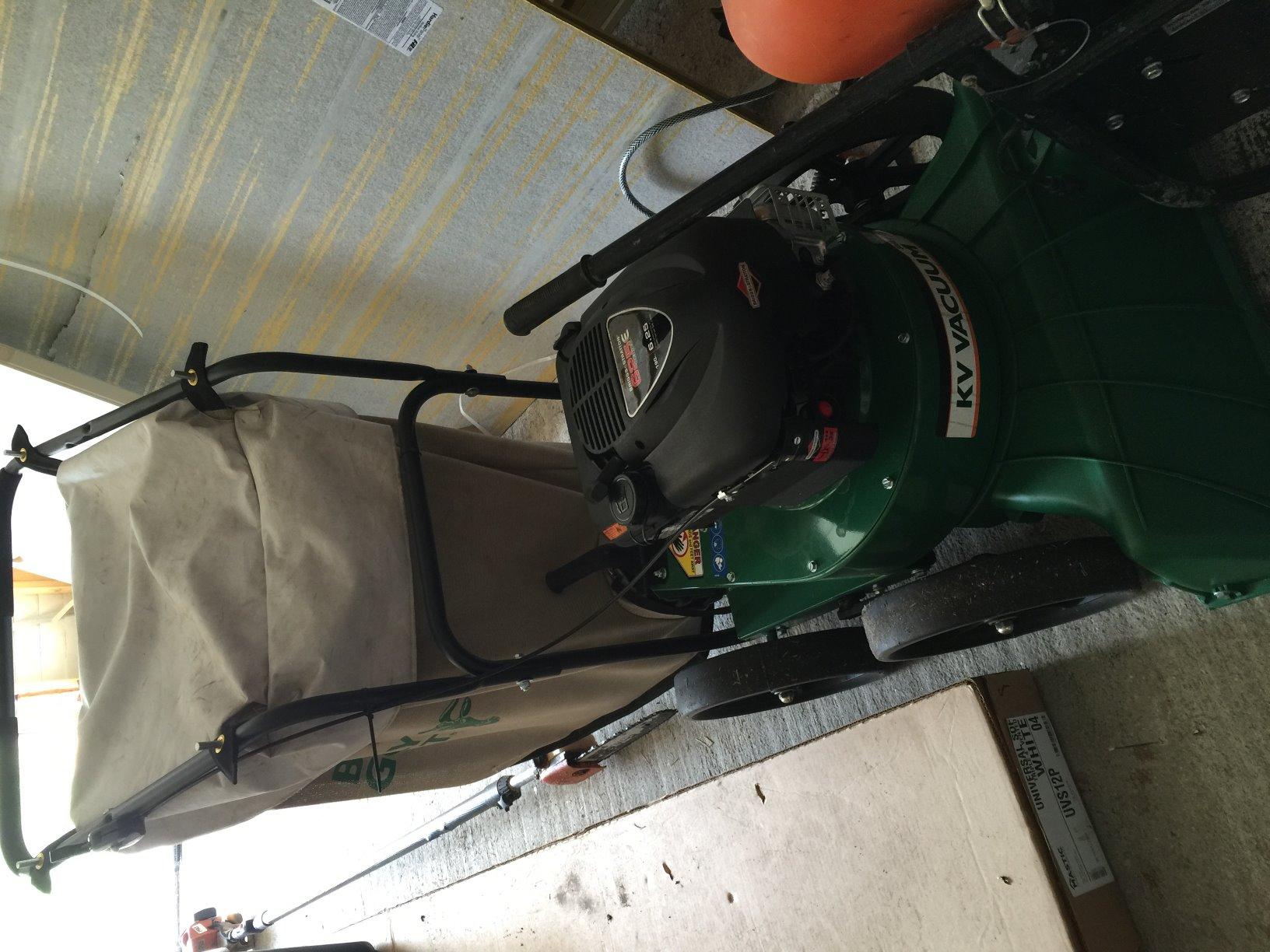 KV601 Lawn Vacuum, 190 cc Briggs, 40 Gallon Capacity customer photo 1