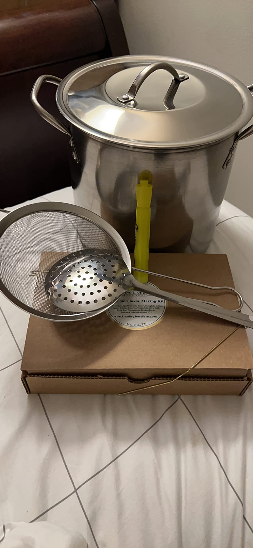 Standing Stone Farms Complete Cheese Making Kit - Includes Award Winning Ultimate Kit plus Equipment ~ Makes Hard & Soft Cheese ~ Detailed Recipes Included customer photo 2