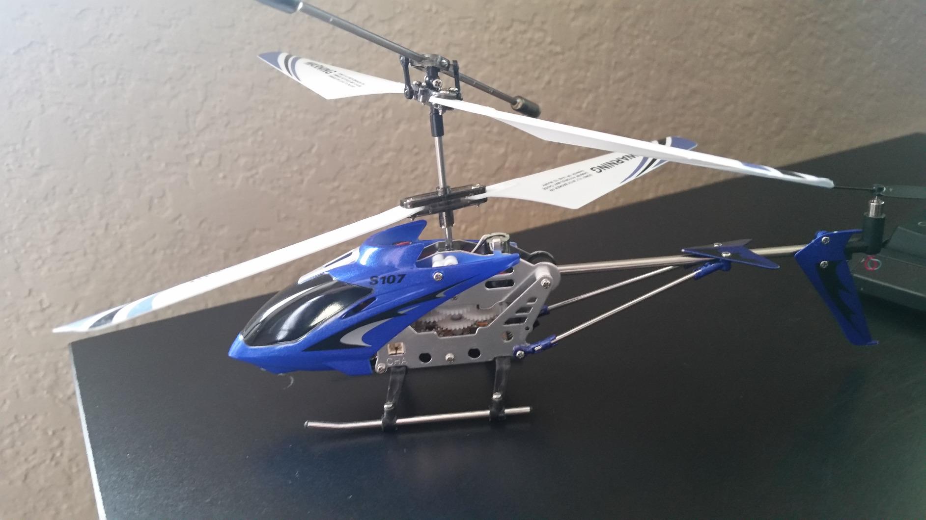 Syma S107G 3 Channel RC Helicopter with Gyro, Blue customer photo 2