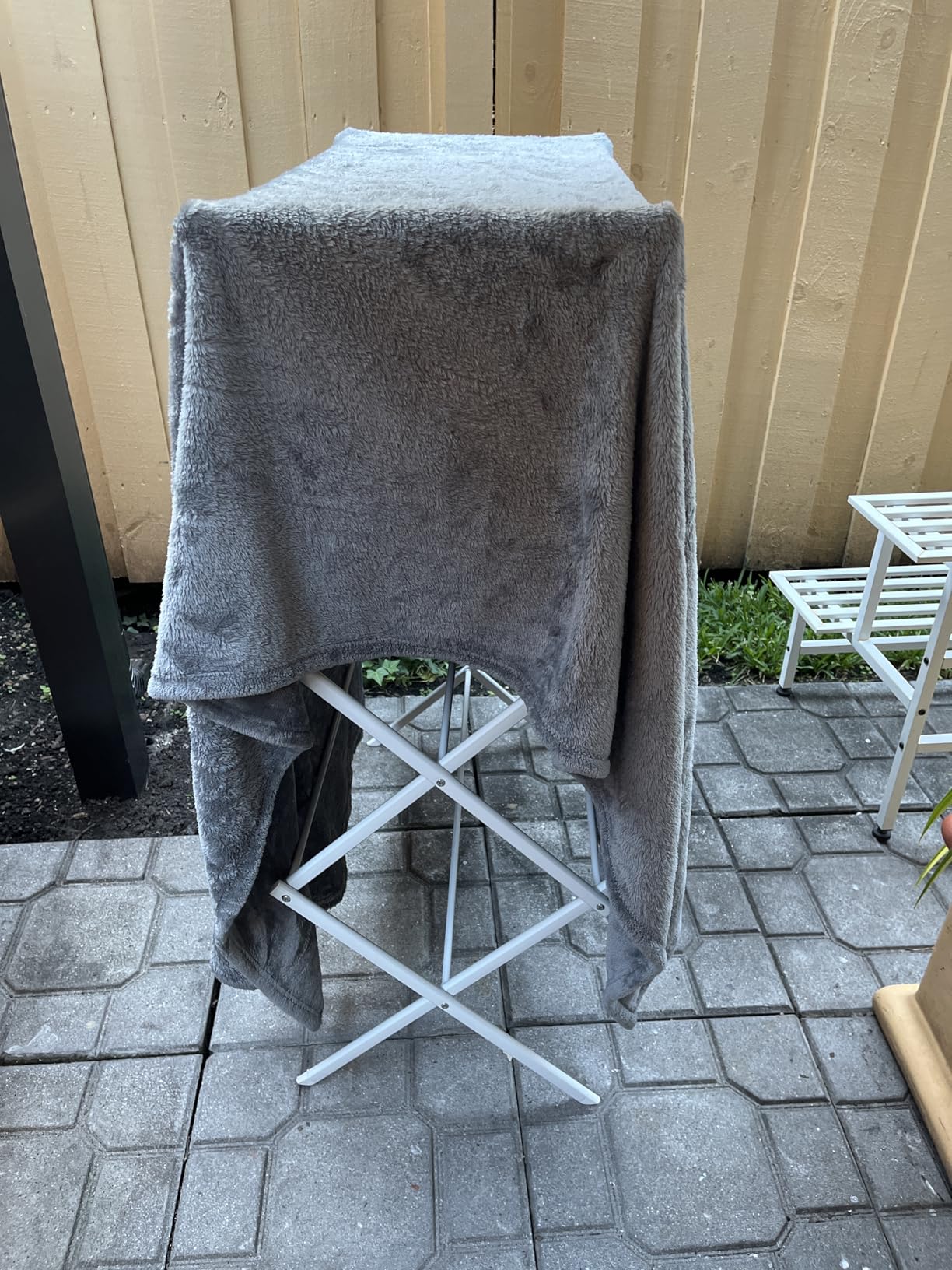Amazon Basics Foldable Portable Clothes Drying Rack for Indoor Air Drying, Collapsible Design, 14.5