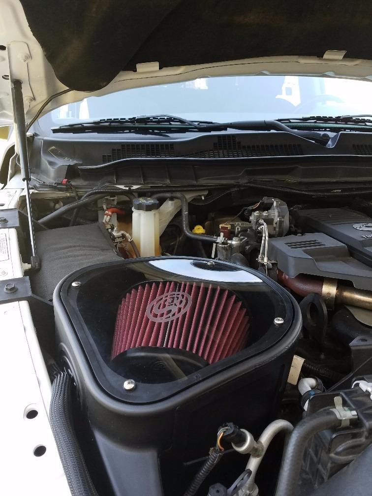 S&B Filters 75-5068D Cold Air Intake For 2013-2018 Dodge Ram Cummins 6.7L (Dry Extendable Filter) customer photo 1
