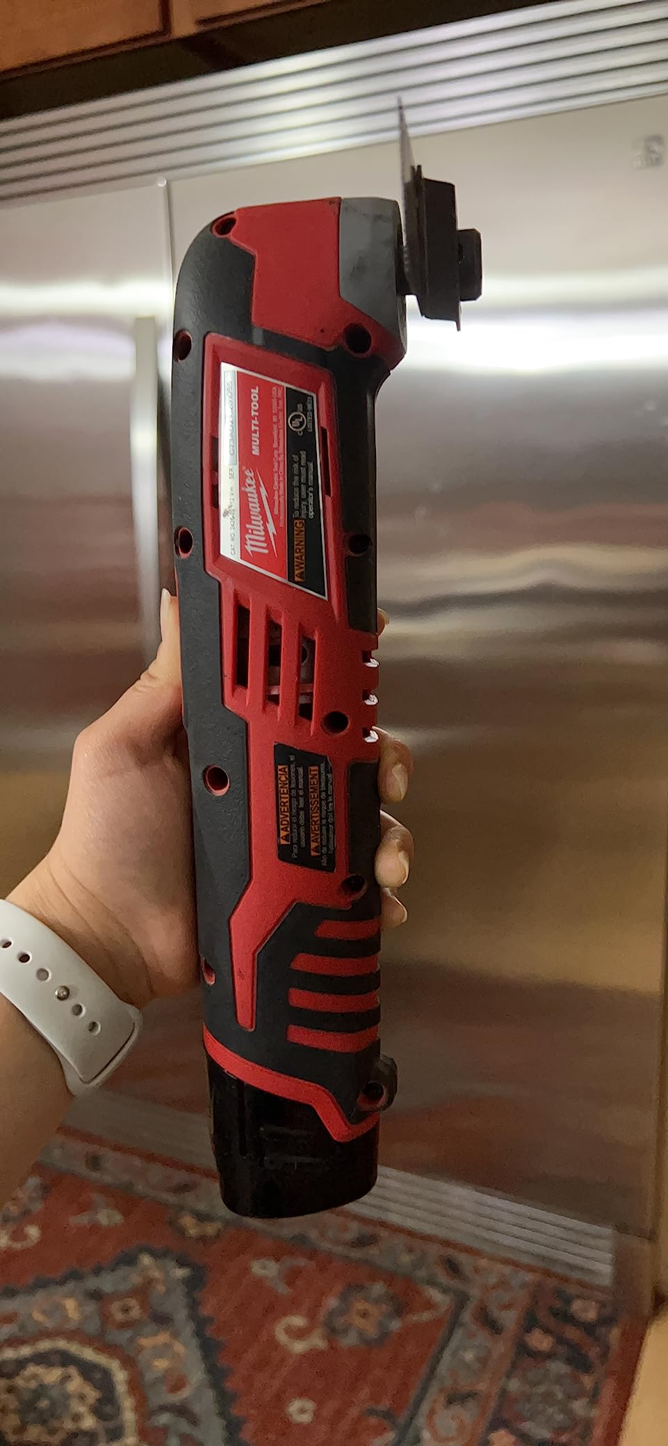 Milwaukee 2626-20 M18 18V Lithium Ion Cordless 18,000 OPM Orbiting Multi Tool customer photo 1