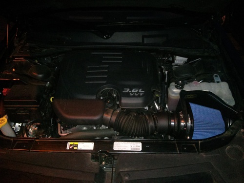 AIRAID Cold Air Intake System by K&N by K&N: Increased Horsepower, Dry Synthetic Filter: Compatible with 2011-2022 CHRYSLER/DODGE (300, 300C, 300S, Challenger, Charger) AIR-352-210 customer photo 2