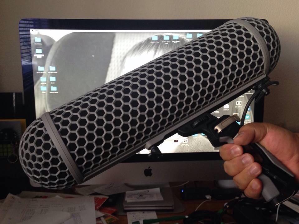 Blimp Windshield and Rycote Shock Mount Suspension System for Shotgun Microphones customer photo 2