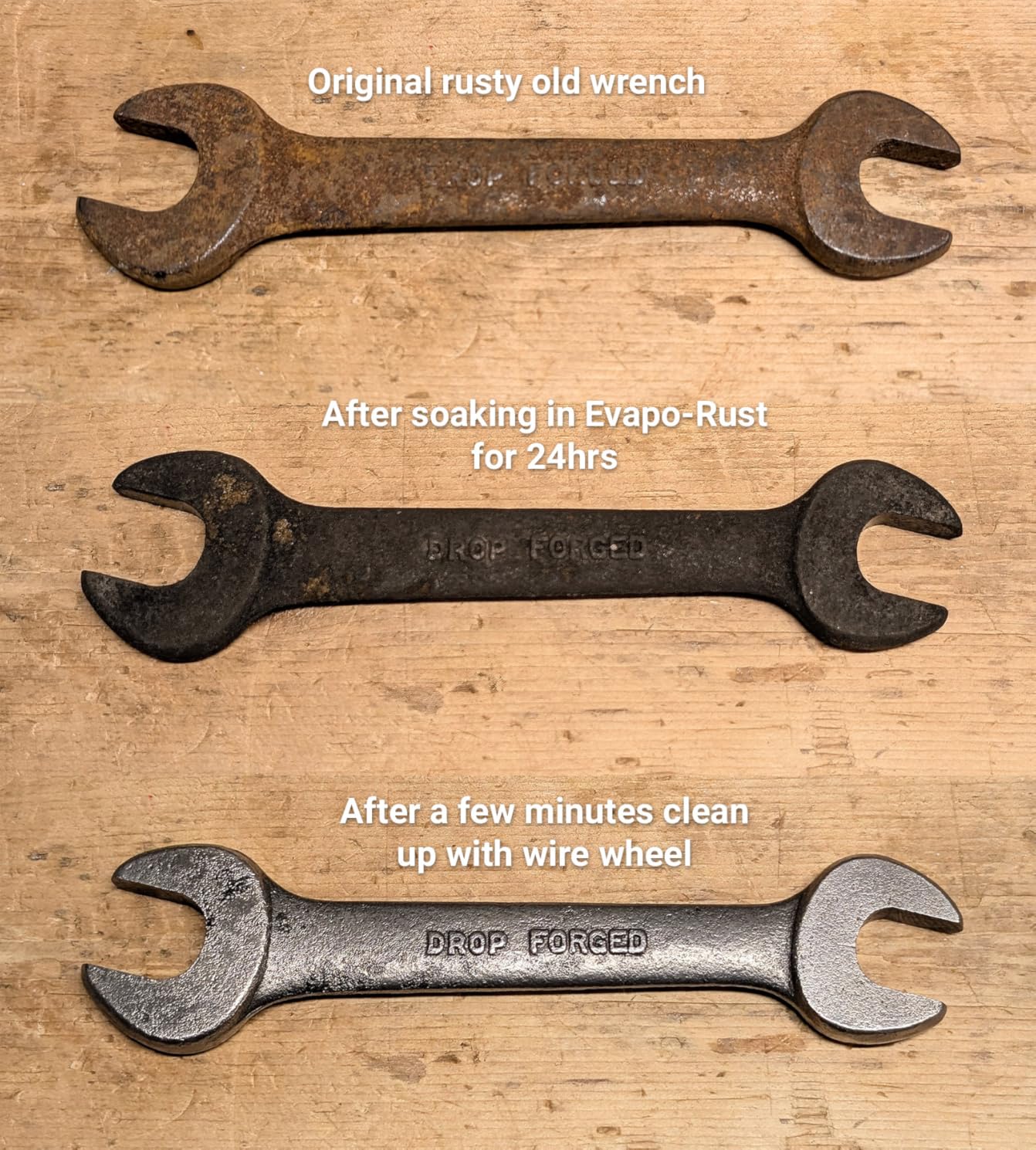 Evapo-Rust ER012 Heavy Duty - 128 oz., Rust Remover for Auto Parts, Hardware, Antiques customer photo 1