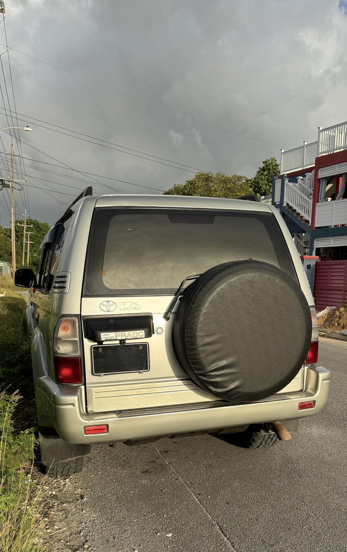 Moonet PVC Leather Spare Tire Wheel Cover for Car Truck SUV Camper Trailer Universal Fit RV JP FJ, R15 Black (for Overall Wheel Diameter 27-29 inch) customer photo 1