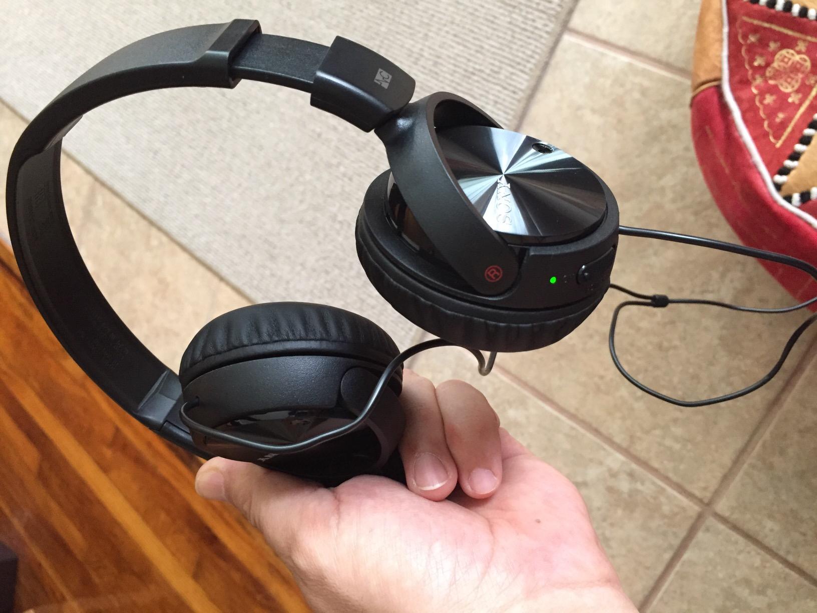 Sony MDRZX110NC Noise Canceling On Ear Headphones, Black, Wired customer photo 1