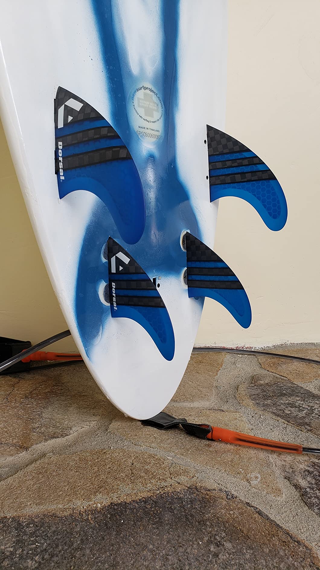 DORSAL Surfboard Fins Quad 4 Set FCS Compatible with Carbon Honeycomb Hexcore customer photo 1
