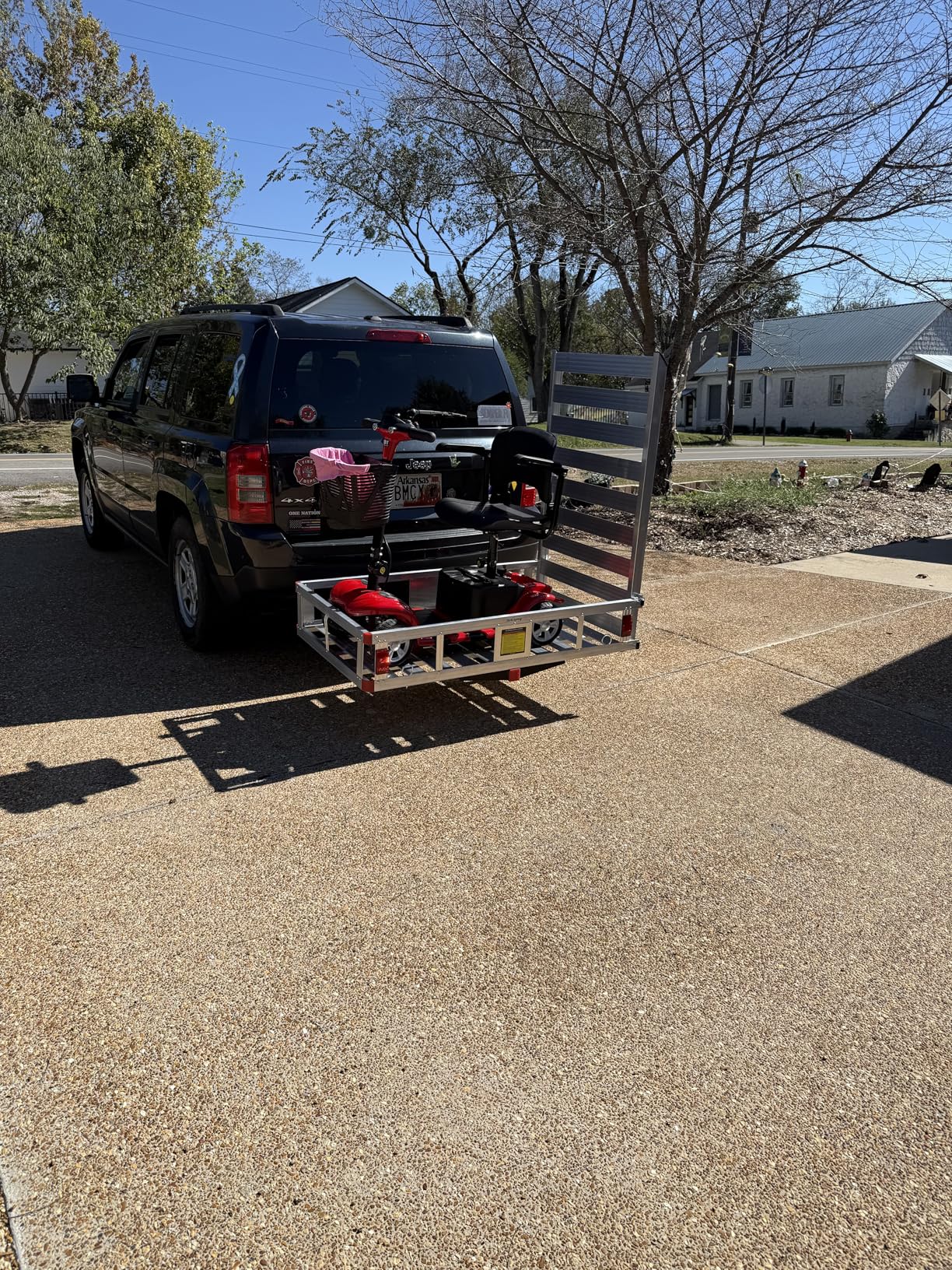 Silver Spring Aluminum Scooter and Wheelchair Carrier - 500 lb Capacity for Class III or IV 2