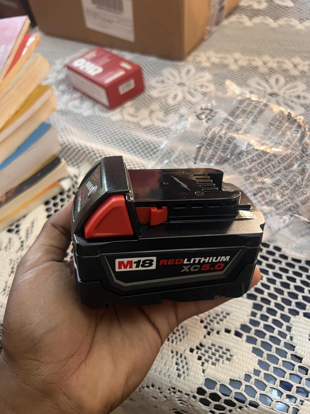 Milwaukee 48-11-1850 M18 REDLITHIUM 5.0Ah Battery Pack customer photo 1