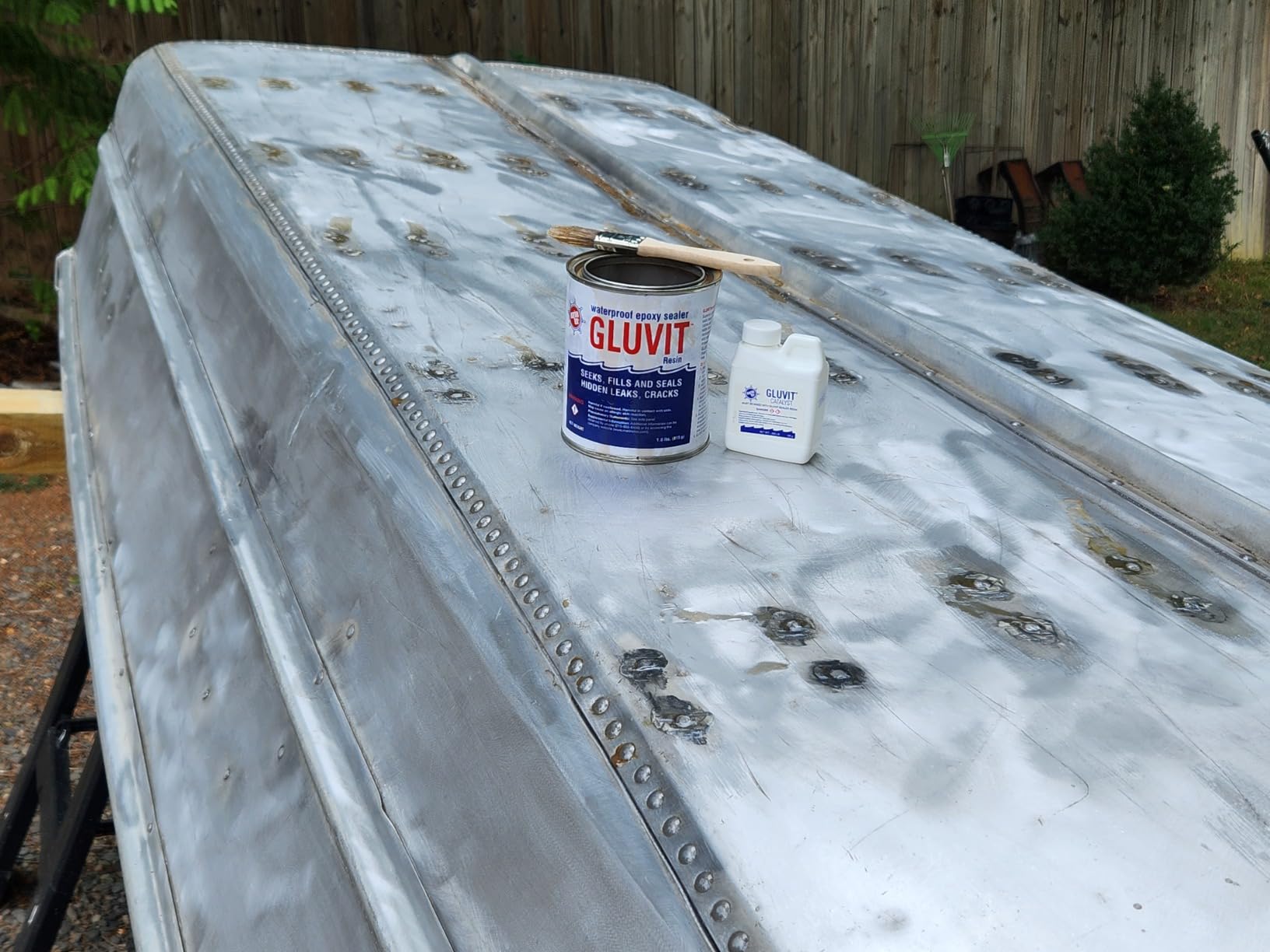 Sea Hawk Aluma Hawk Jon Boat Green, Quart - Aluminum Boat Bottom Paint customer photo 1