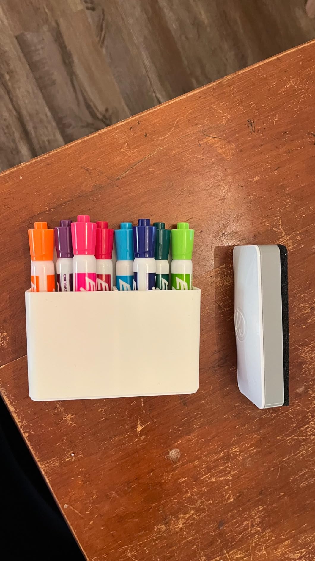 EXPO Dry Erase Markers, Low Odor Ink, Assorted Colors, Chisel Tip, 8 Count - Whiteboard, Calendar, Organization, Essential Supplies for Office, School, Classroom, Teachers customer photo 1