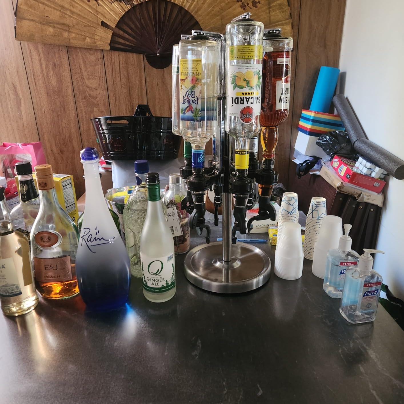 OGGI Professional 6-Bottle Revolving Liquor Dispenser, Stainless Steel customer photo 1