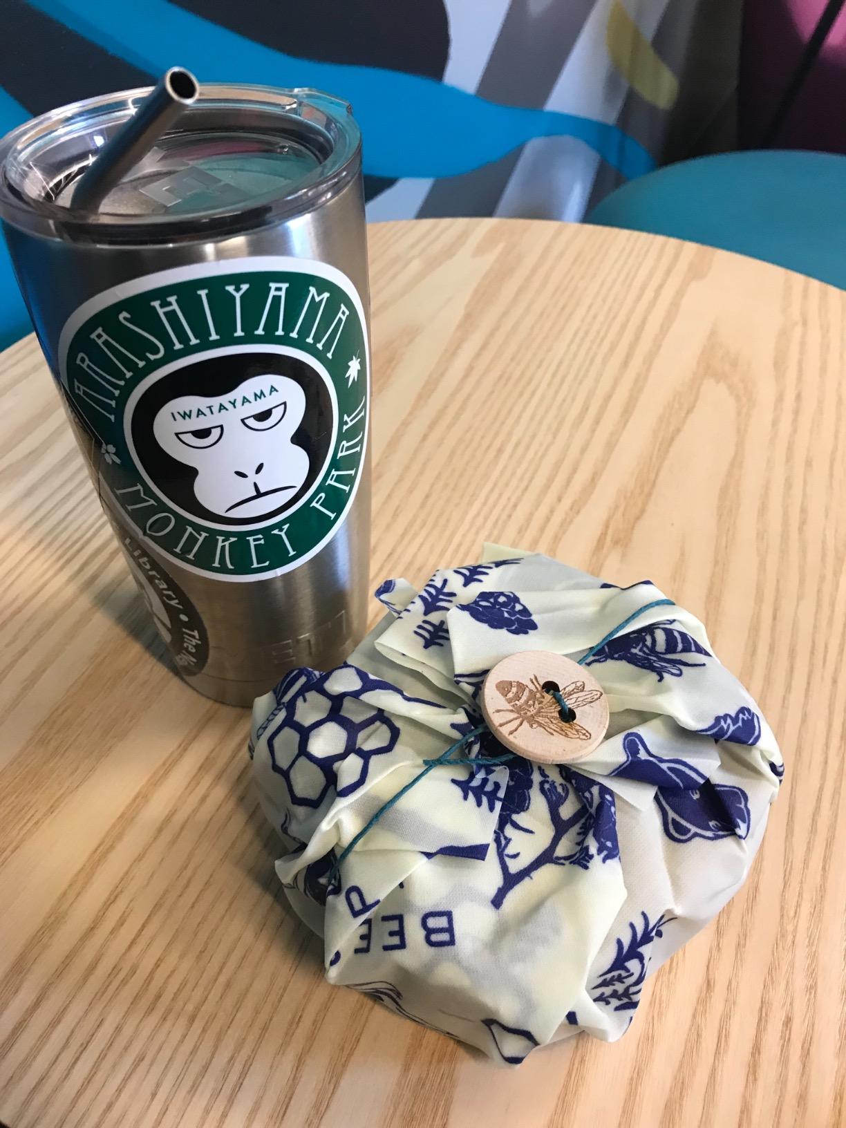 Bee's Wrap Beeswax Sandwich Wrap - Beeswax Lunch Wrap with Button & Tie - Made in USA Reusable Natural Food Wrap - Honeycomb customer photo 2