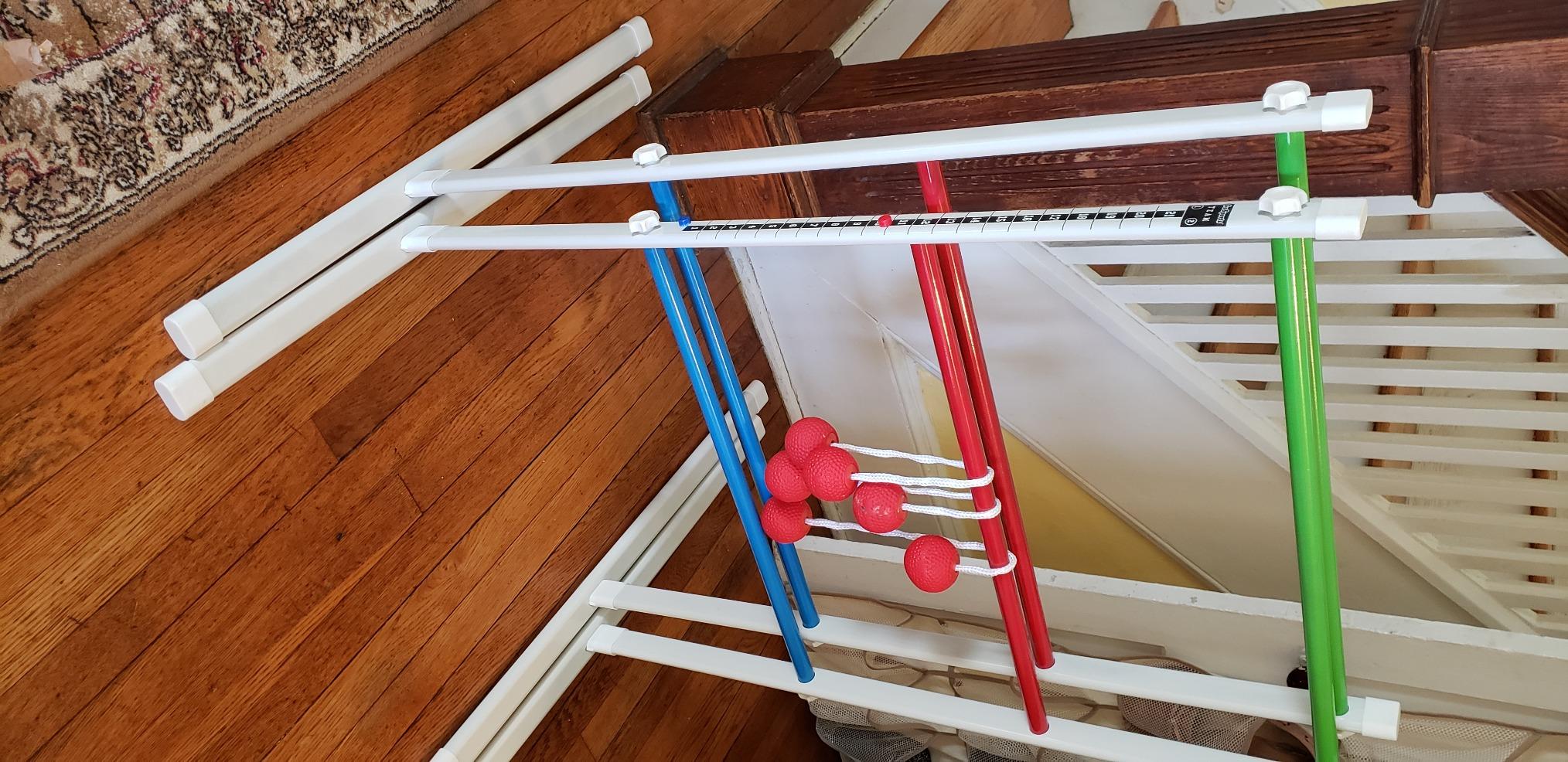 GoSports Premium Metal Ladder Toss Game Set, White customer photo 2
