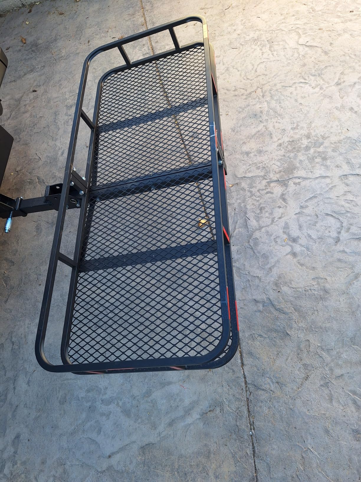 ARKSEN 60 x 23 x 5.5 Inch Folding Hitch Cargo Carrier, 500 Lbs Capacity Heavy Duty 2 Inch Receiver Luggage Basket for SUV, Pickup Truck, Camping & Travel customer photo 1