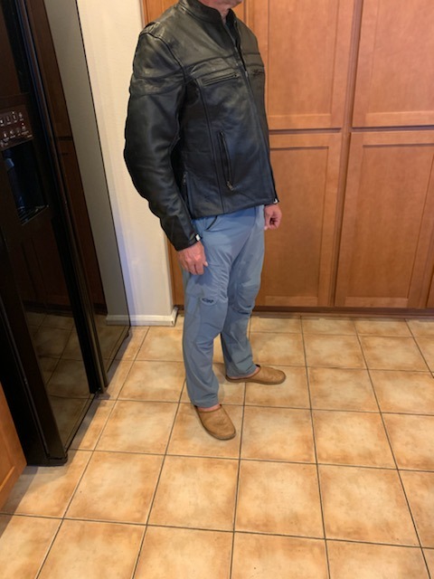 Vance Leather Men's Premium Leather Racer Jacket with Vents customer photo 2
