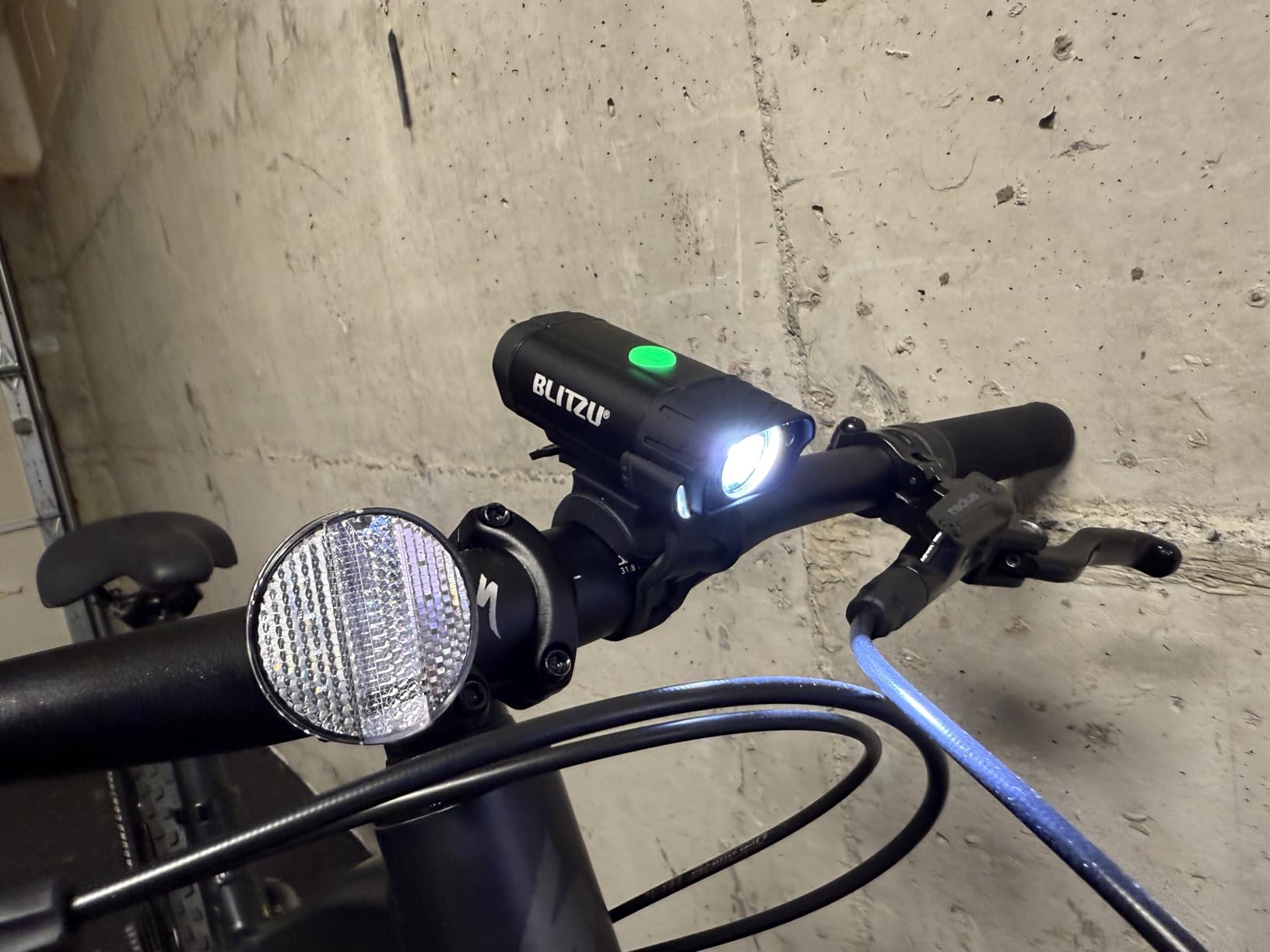 USB Rechargeable Bike Lights Set with Bell, LED Bicycle Front Rear Light | BLITZU Gator 320, Super Bright Visibility, 5+4 Modes, Waterproof, Long Runtime for Night Cycling Safety, Fast Charging customer photo 2