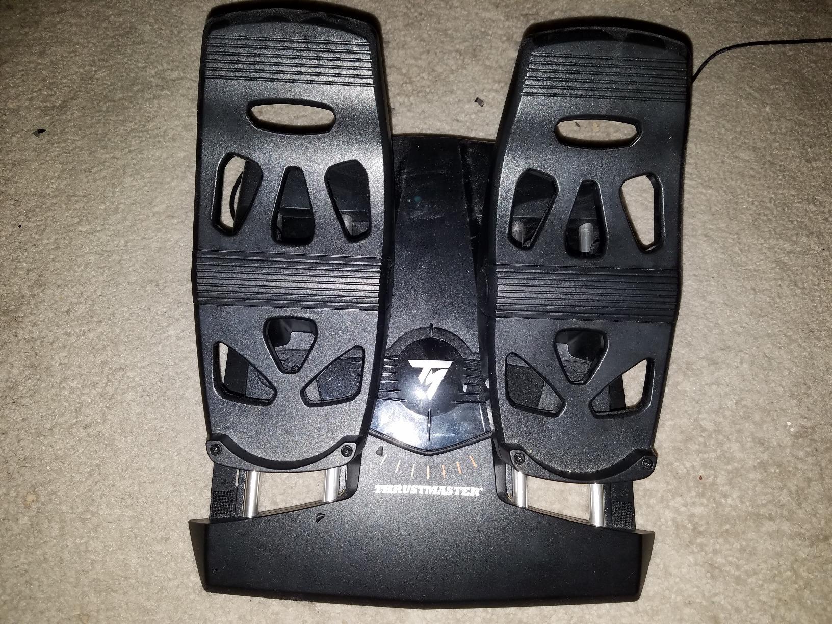 Thrustmaster TFRP Flight Rudder Pedals - Realistic Flight Simulator Controls with Sliding Rail System customer photo 2