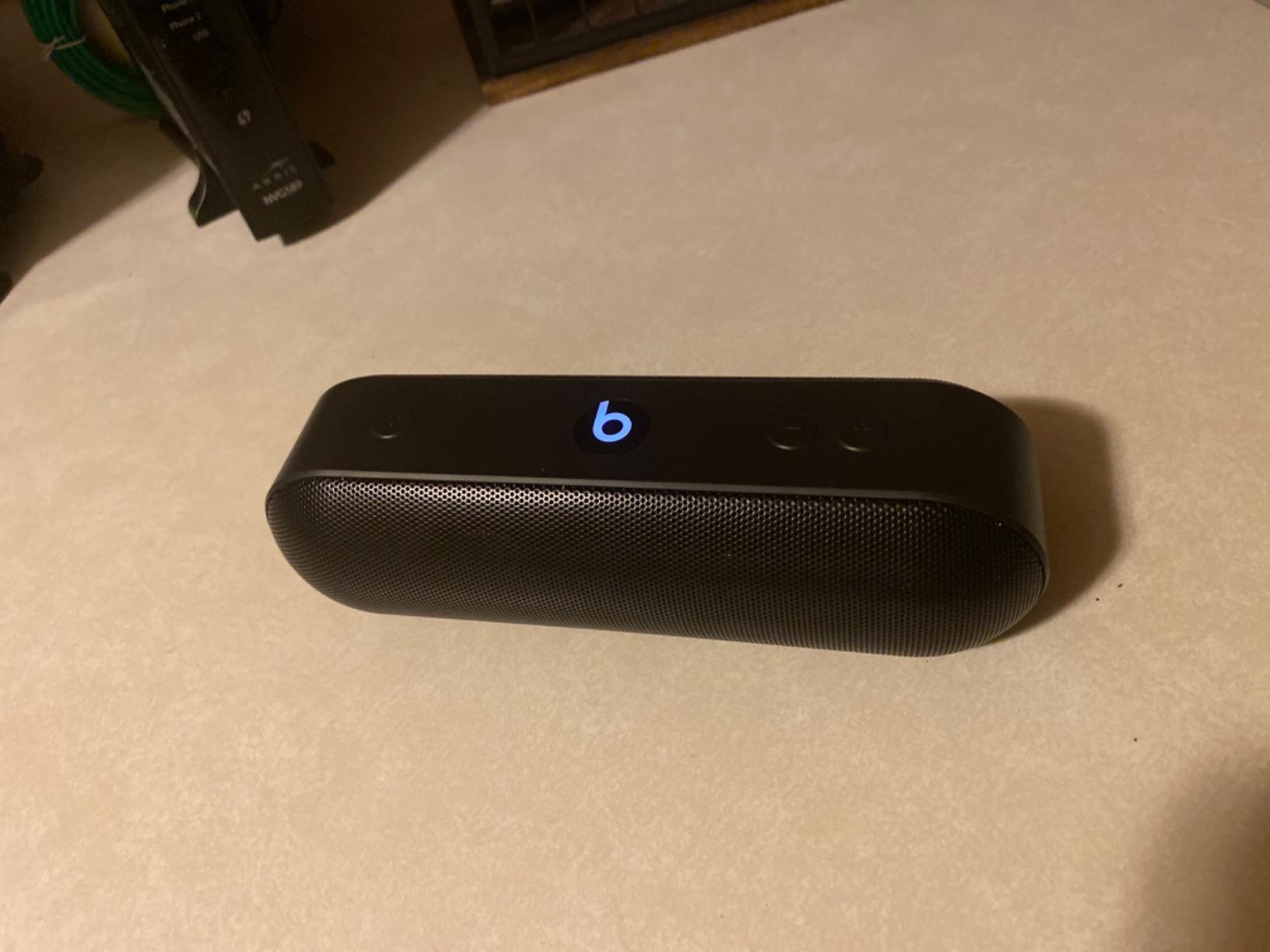 Pill Plus Portable Wireless Speaker - Stereo Bluetooth, 12 Hours of Listening Time, Microphone for Phone Calls - Black customer photo 1