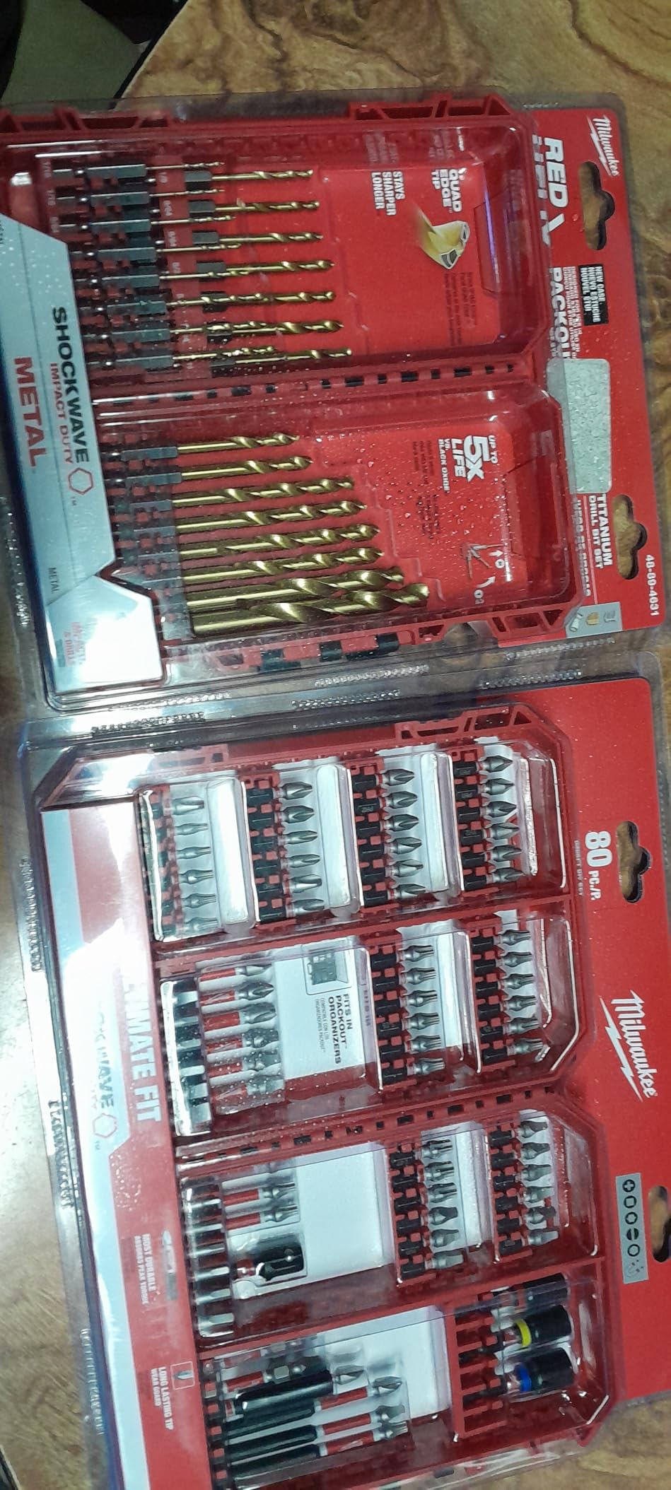 Milwaukee 48-89-4680 18-Piece Shockwave Impact Duty Thunderbolt Titanium Drill Bit Set w/Anti-Walking 135 Degree Angled Tip customer photo 1