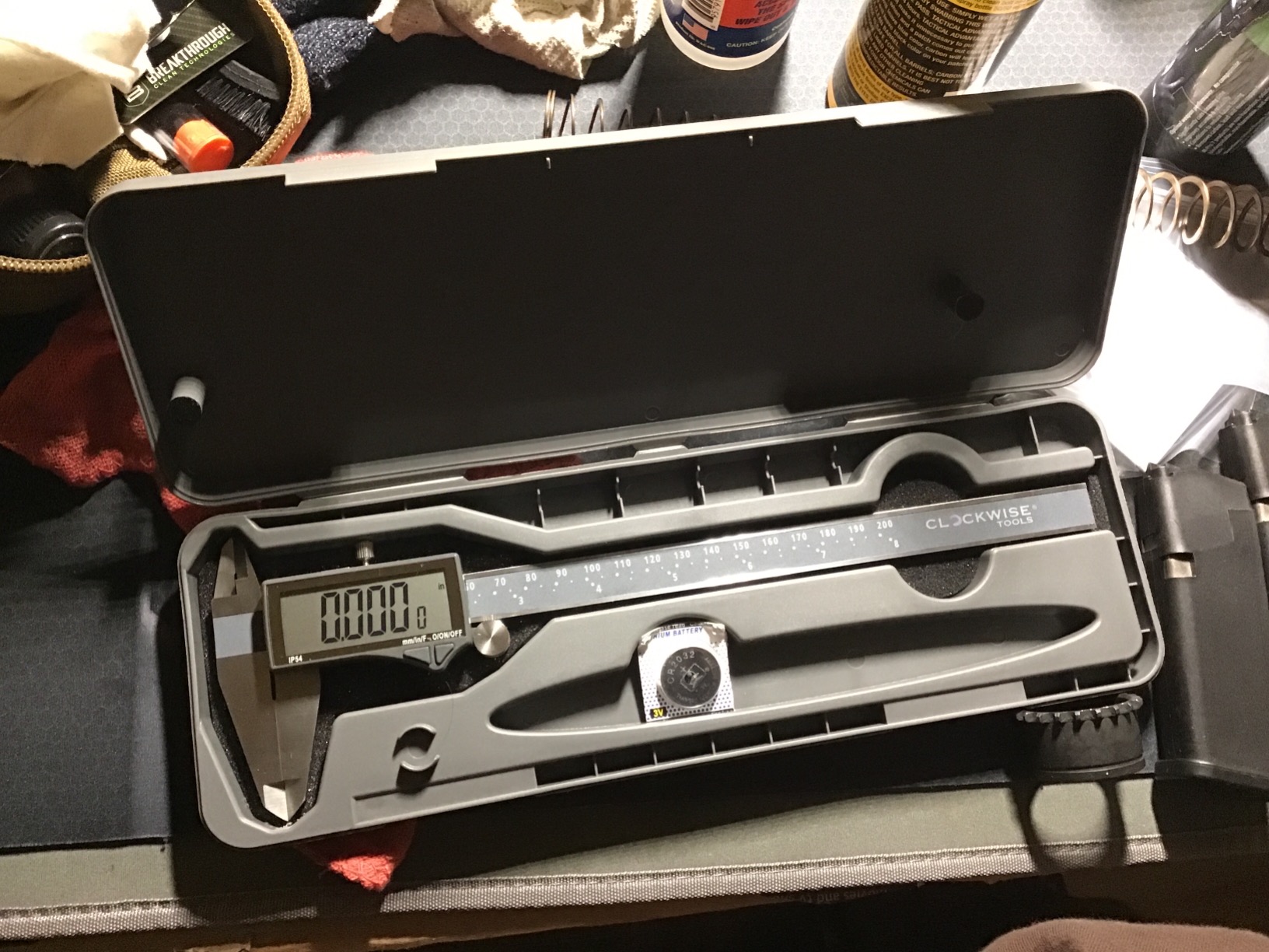 Clockwise Tools IP54 Grade Digital Caliper, DCLR-0805 0-8