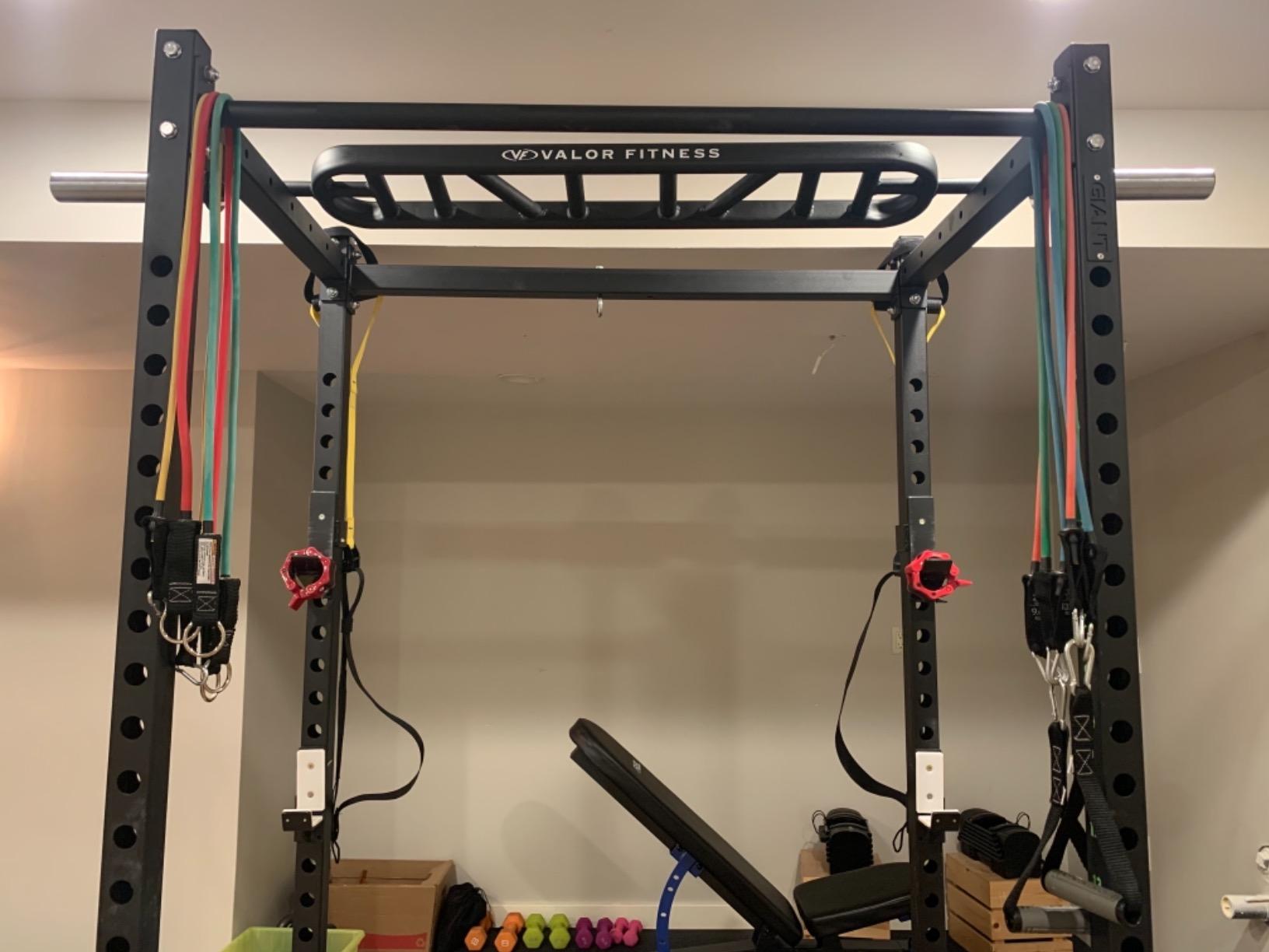 Valor Fitness Multi Grip Barbell for Shoulder Exercises - Swiss Bar for Triceps - Range of Motion - Fits Olympic Weight Plates - Chest Press Lifting Curls customer photo 1