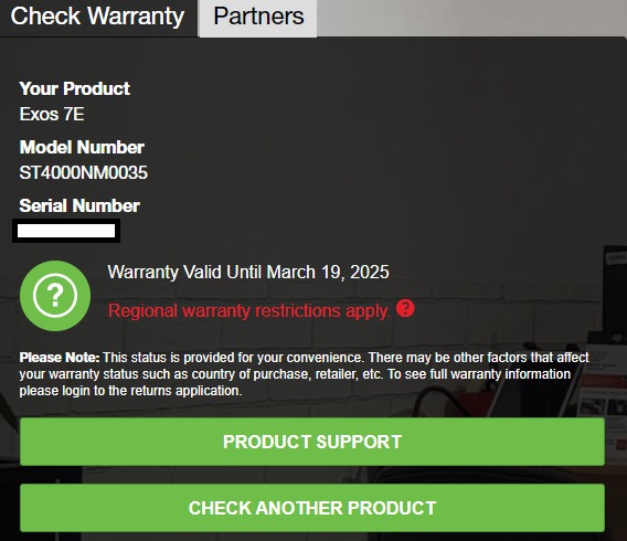 Seagate Exos 7E8 4TB 512n SATA 128MB Cache 3.5-Inch Enterprise Hard Drive (ST4000NM0035) customer photo 1