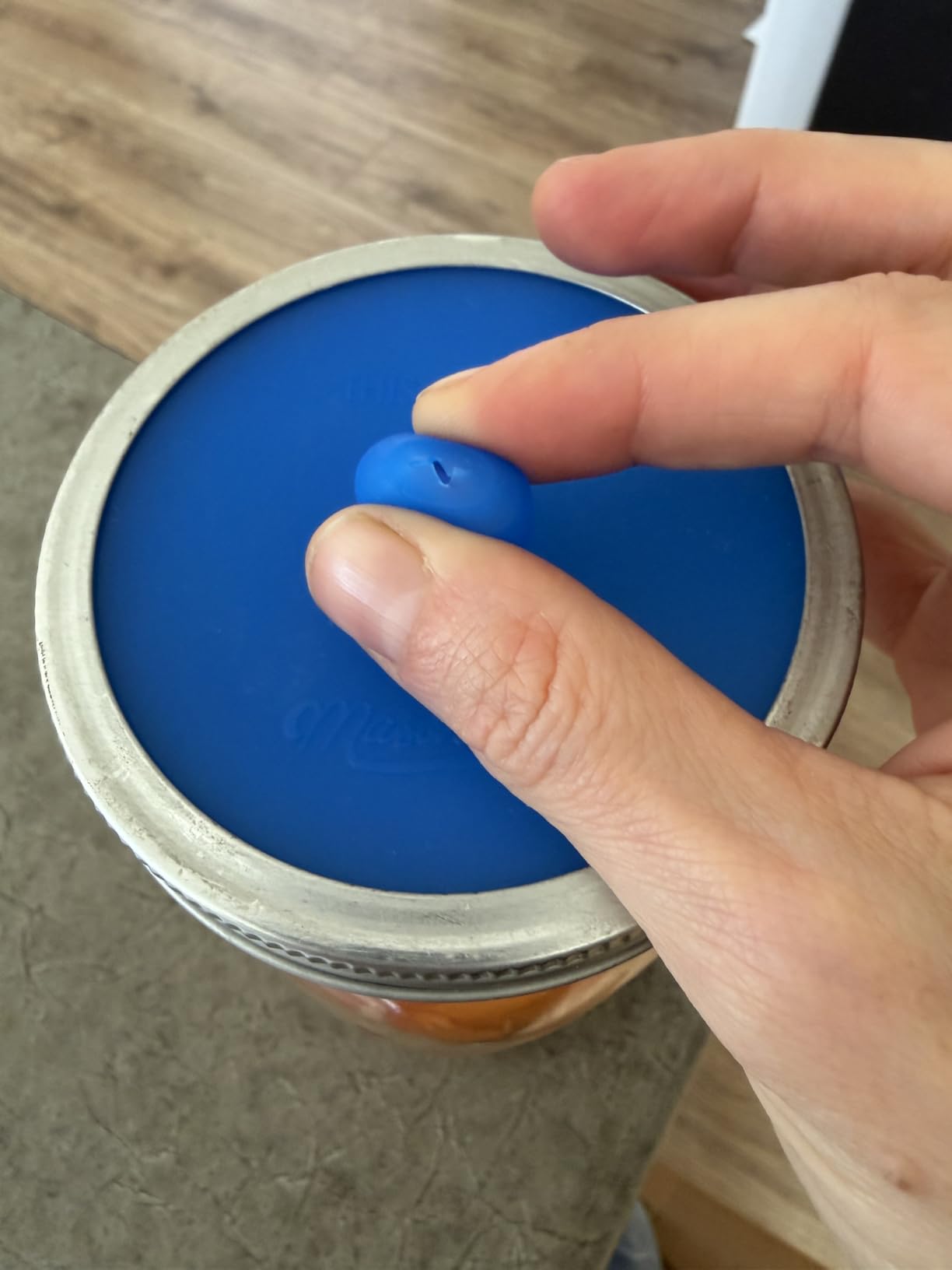 Masontops Pickle Pipes - Waterless Airlock Fermentation Lids - Regular Mouth Mason Jar Fermenter Caps - Premium Silicone customer photo 2