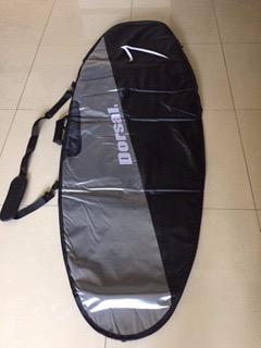 DORSAL Travel Shortboard and Longboard Surfboard Board Day Bag Cover Black/Grey Nylon 5'7 customer photo 1