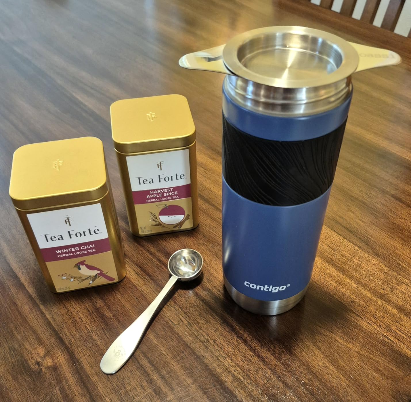 Extra Fine 18/8 Stainless Steel Tea Infuser Mesh Strainer with Double Handles customer photo 2