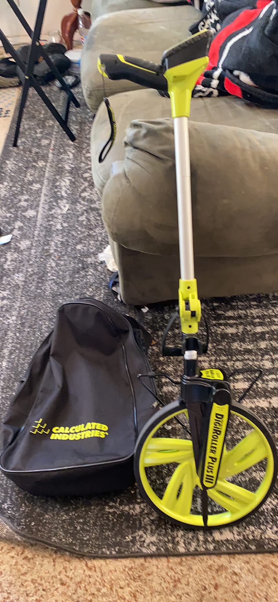 Calculated Industries #6575 DigiRoller Plus III 12.5 Inch Estimators Electronic Distance Measuring Wheel with Large Backlit Digital Display customer photo 1