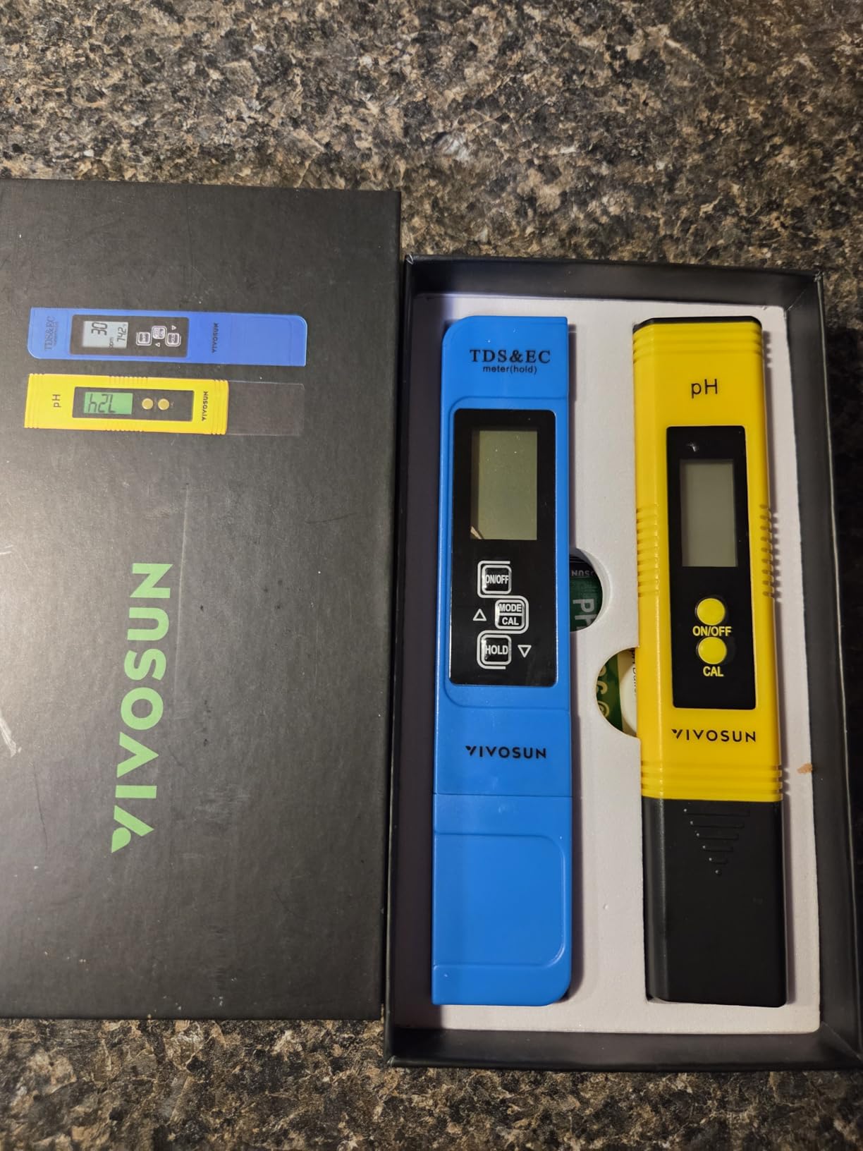 VIVOSUN Digital pH Meter, 0.01pH High Accuracy Pen Type pH Tester for Hydroponics, Household Drinking, Pool and Aquarium, Yellow, UL Certified customer photo 1