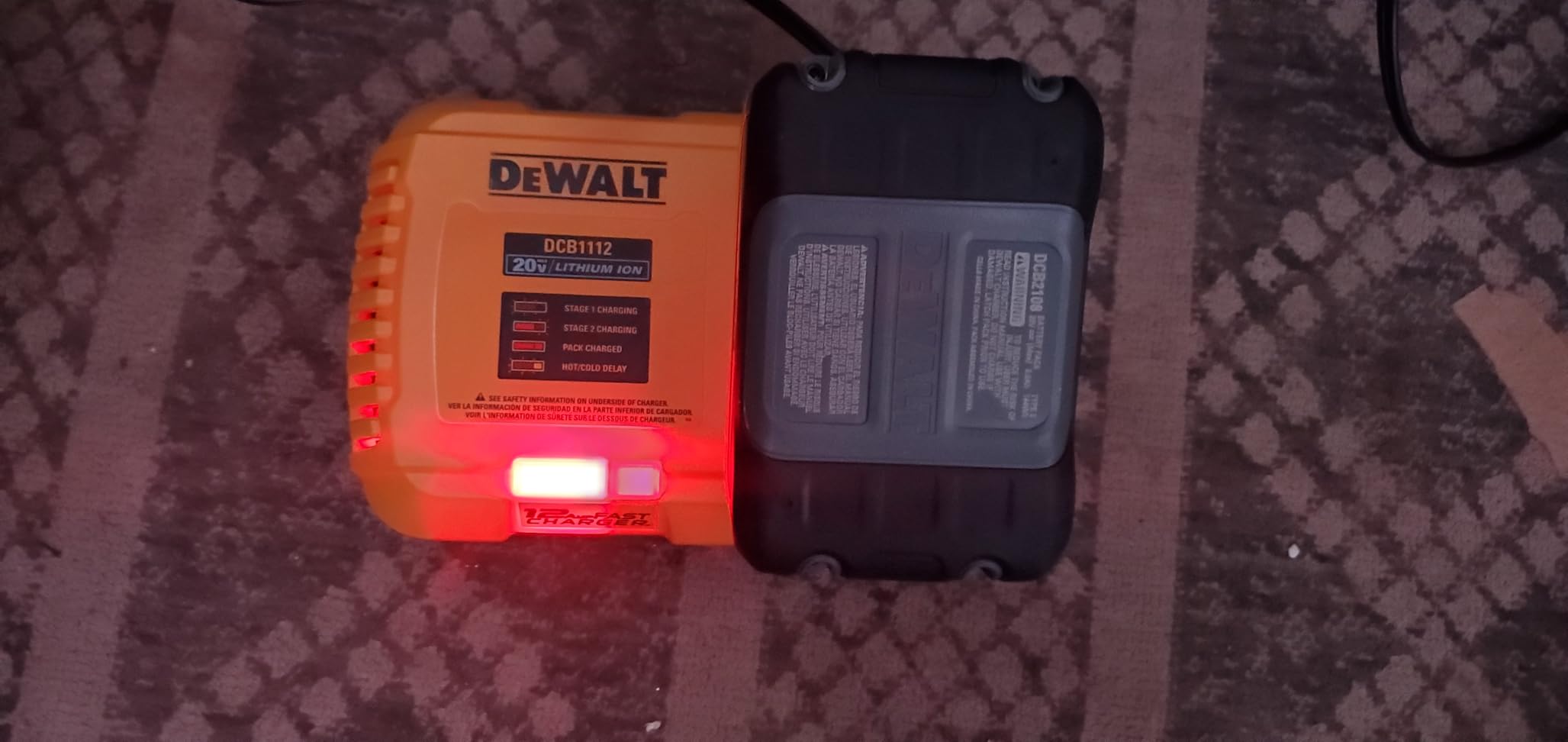 DEWALT 20V MAX XR Battery 6 Ah Lithium Ion, 2-Pack, Premium High Capacity Long Lasting Cordless Tool Battery Packs (DCB206-2) customer photo 2