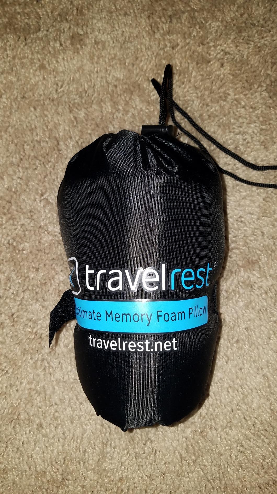 Nest Neck Support Pillow - Travel Essentials, Memory Foam, Compact Travel Pillow for Long Flights, Plane Sleeping Accessories, Comfortable, Compact, Washable, Attaches to Luggage - Gray customer photo 2