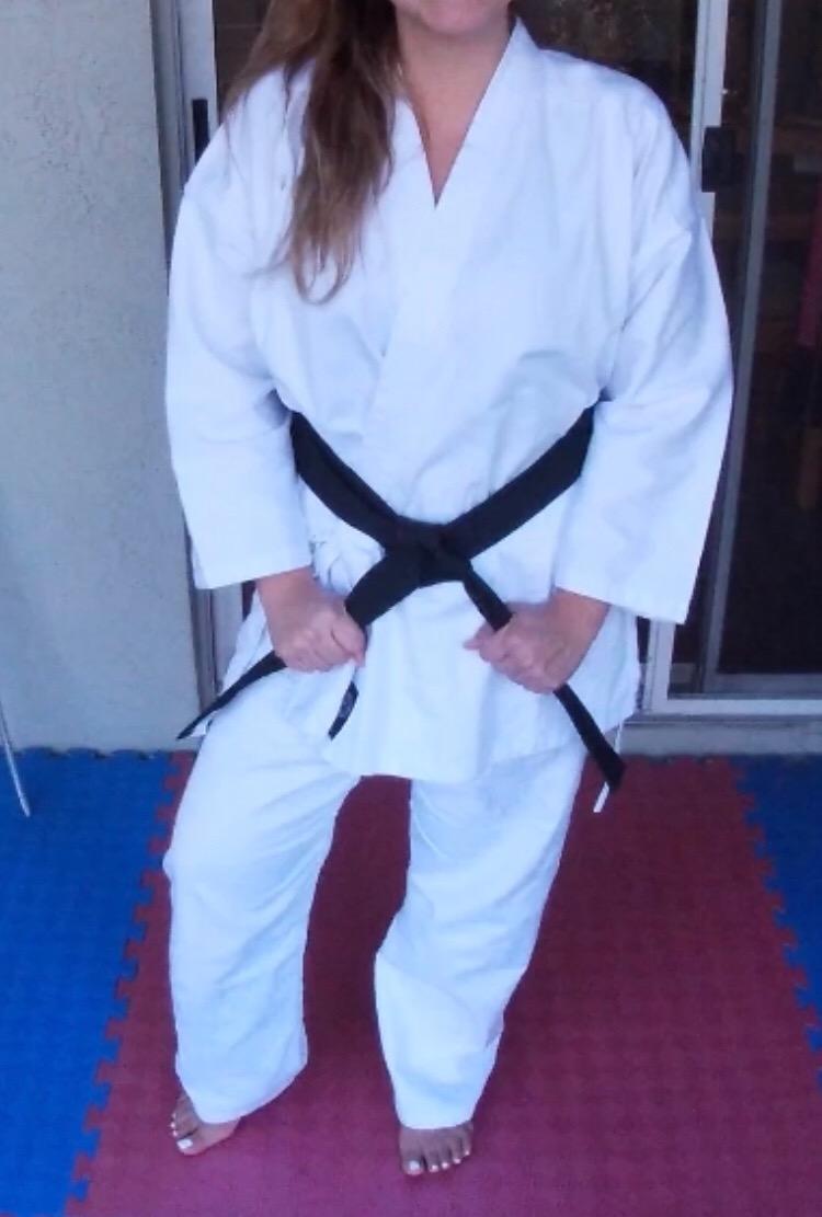 Ronin Karate Gi - Lightweight Student Training Uniform - Advanced Quality 100% Cotton Martial Arts Gi - Adults & Kids. customer photo 1