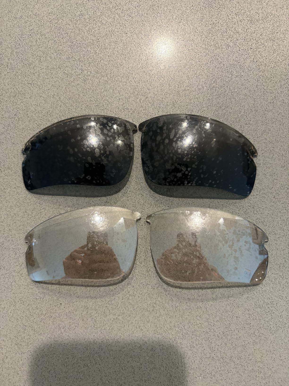 Smith & Wesson M&P Harrier Half Frame Interchangeable Shooting Glasses with Impact Resistance & Anti-Fog Lenses, Black, 1Size customer photo 3