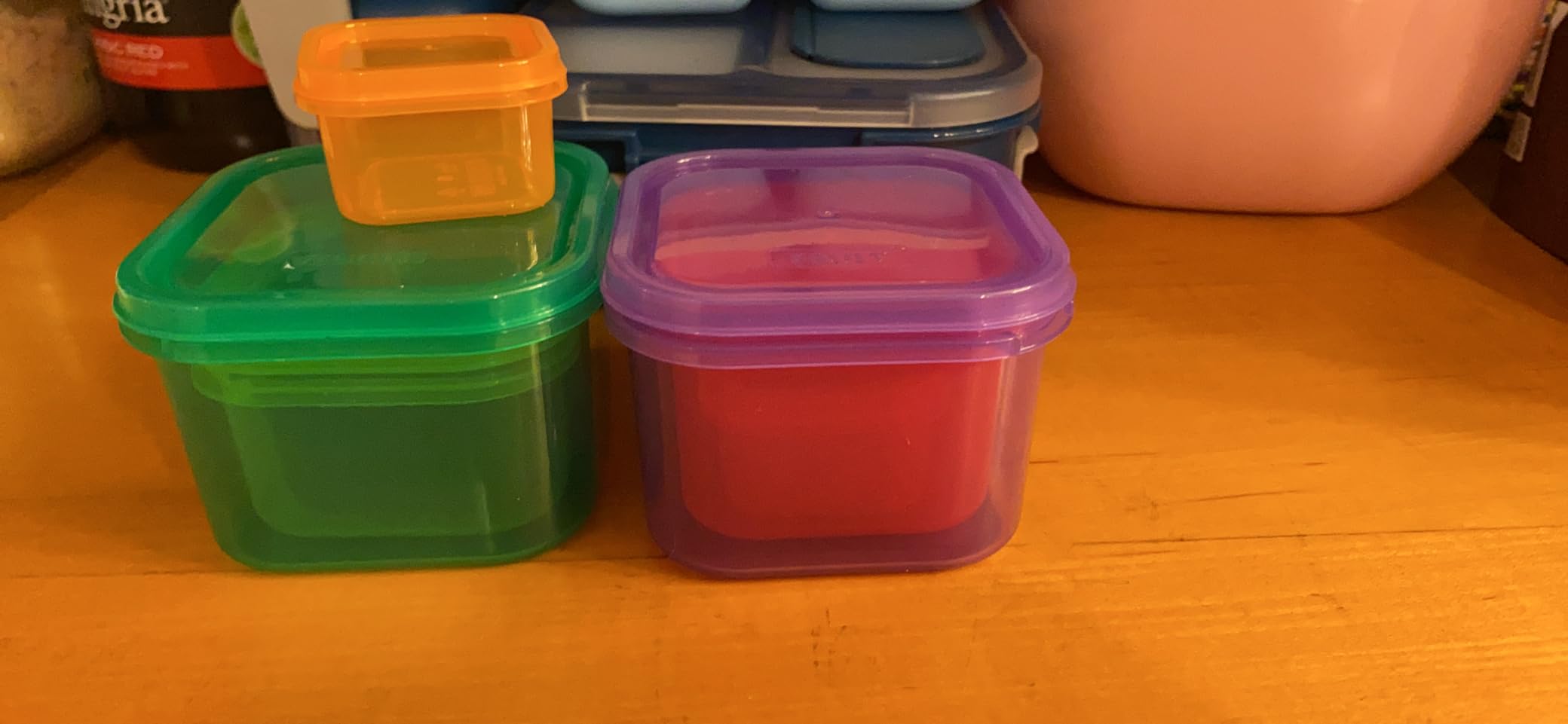 7 PCS Portion Control Containers Kit (with COMPLETE GUIDE, 21 DAY DAILY TRACKER, 21 DAY MEAL PLANNER, RECIPES PDF),Label-Coded,Multi-Color-Coded System,Perfect Size for Lose Weight customer photo 1