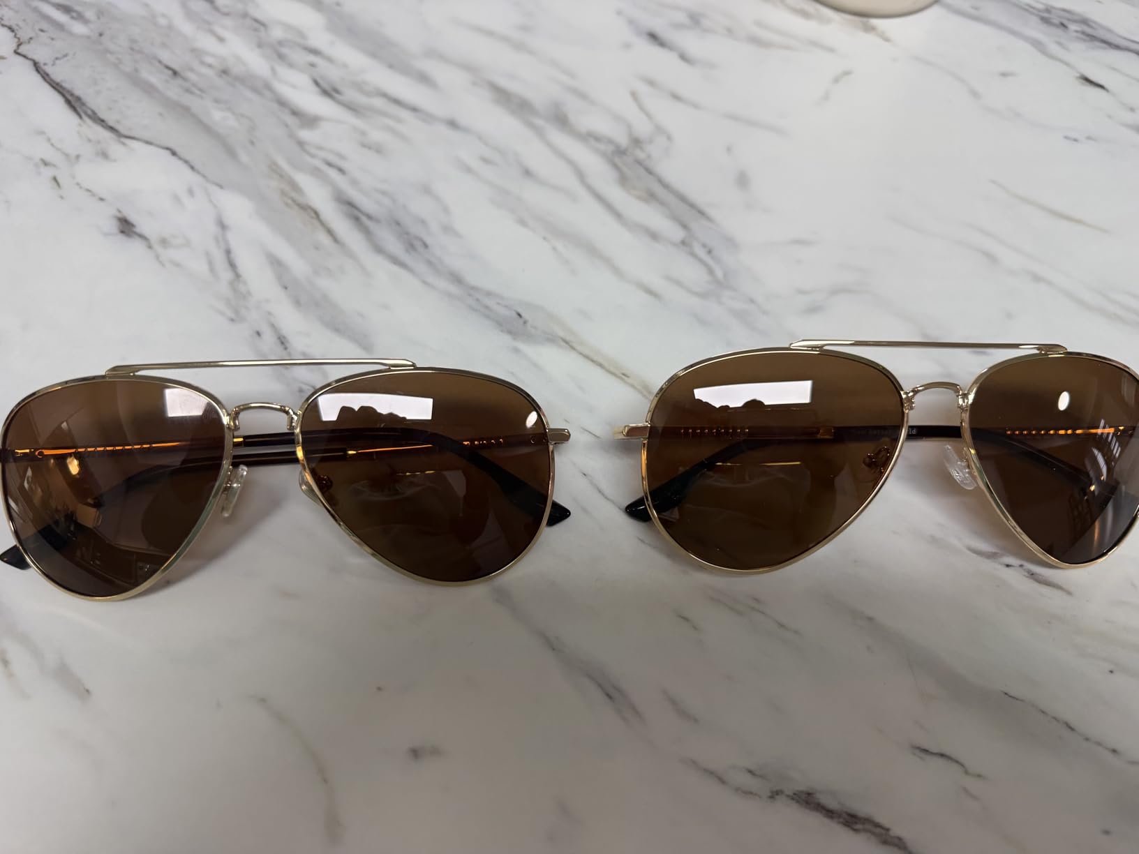 Aviator Sunglasses for Men Women Polarized Driving Classic Shades - UV 400 Protection with Accessories customer photo 1