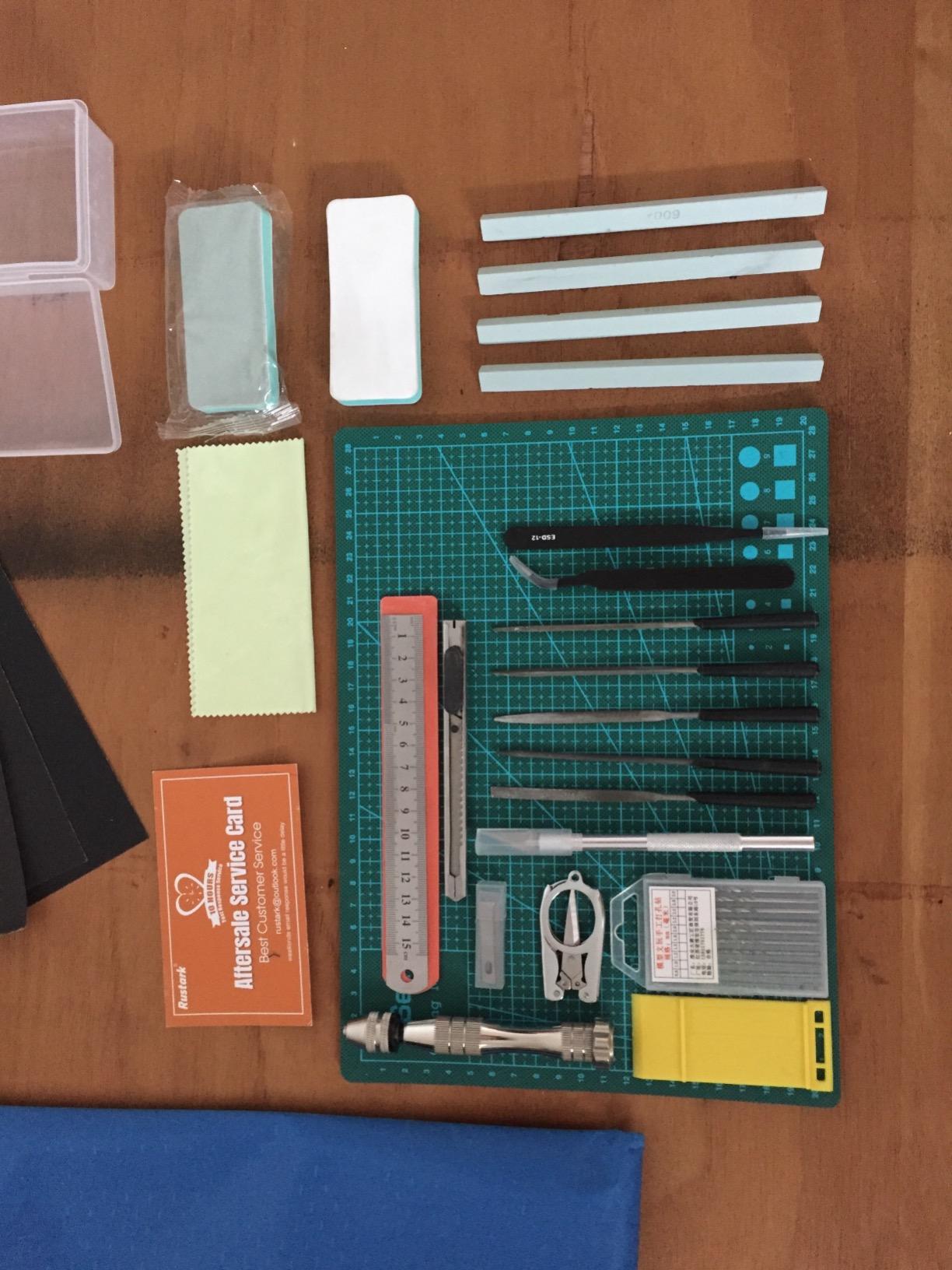 27Pcs Modeler Basic Tools Craft Set Hobby Building Tools Kit for Professional Gundam Model Assemble Building customer photo 2