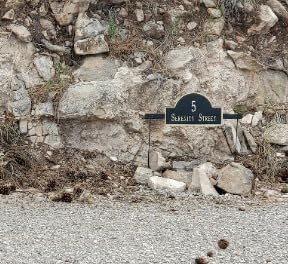 Whitehall™ Personalized Cast Metal Address Plaque with Arch Top. Made in the USA. BEWARE OF IMPORT IMITATIONS. Display Your Address and Street Name. Custom House Number Sign. Wall Mounted Sign. customer photo 1