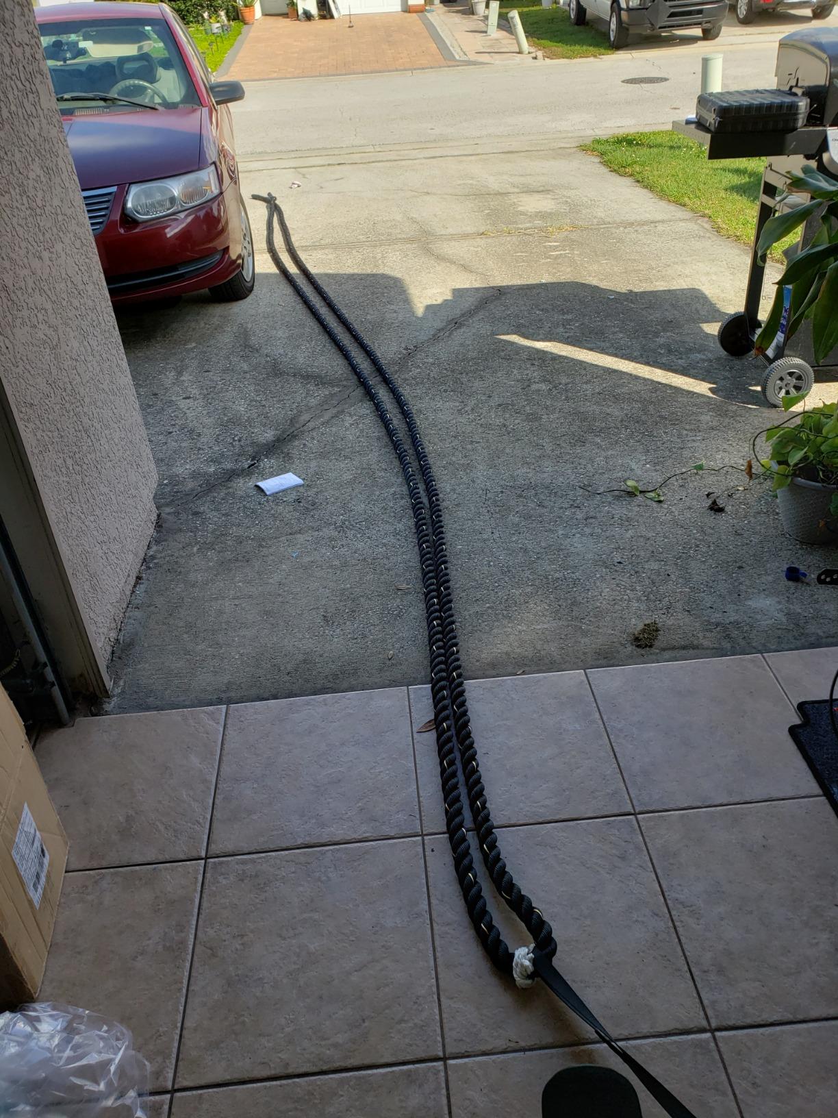 Battle Rope Anchor Strap Kit With Bonus Battle Rope Workout Guide- FitWorx By RadBizz customer photo 1