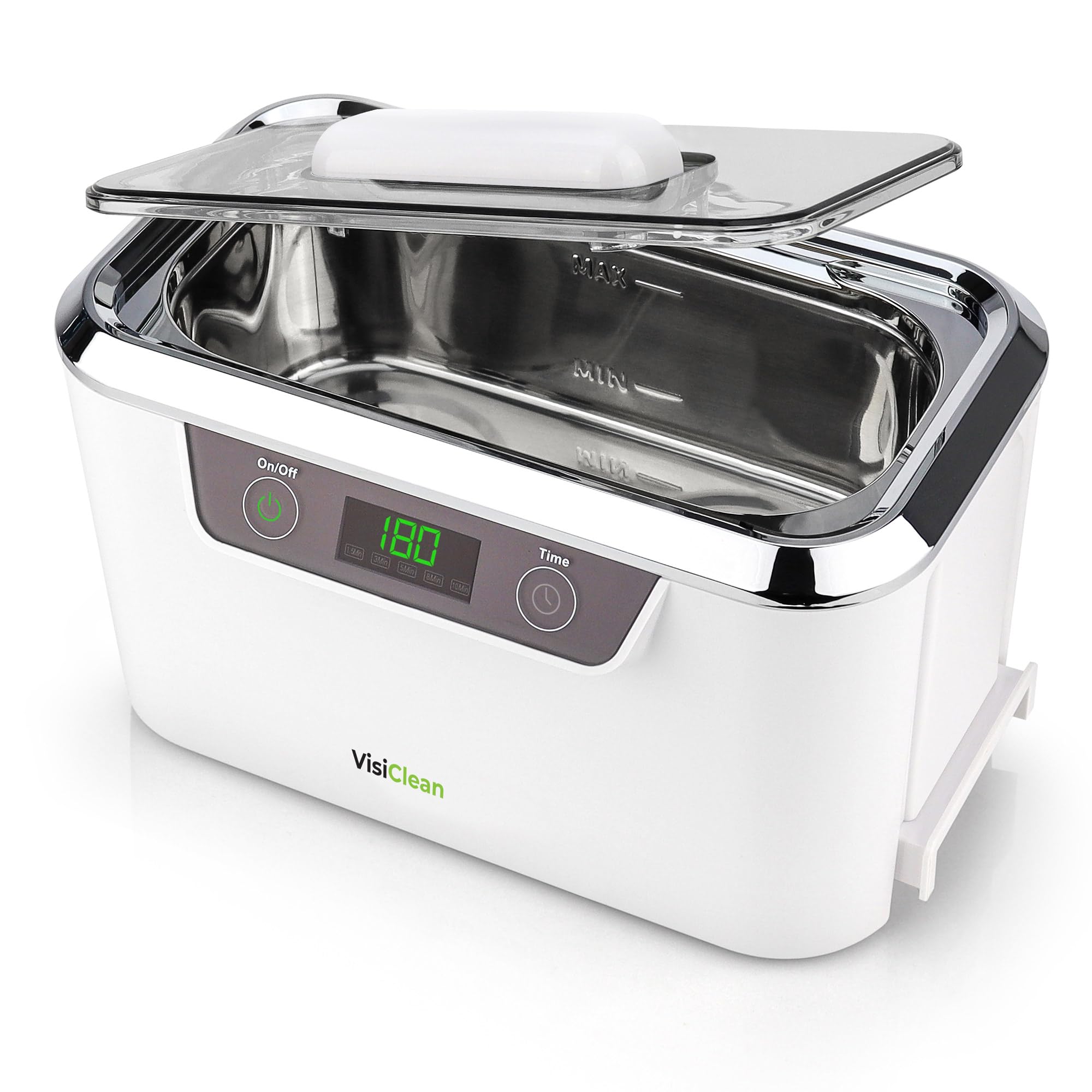 InvisiClean Ultrasonic Cleaner, Professional Ultrasonic Jewelry Cleaner for Diamond Ring, Silver, Gold, Earrings, Necklaces, Glasses, Denture, Retainer, Cpap, Coins, Mouthguard, Razors - VisiClean customer photo 2