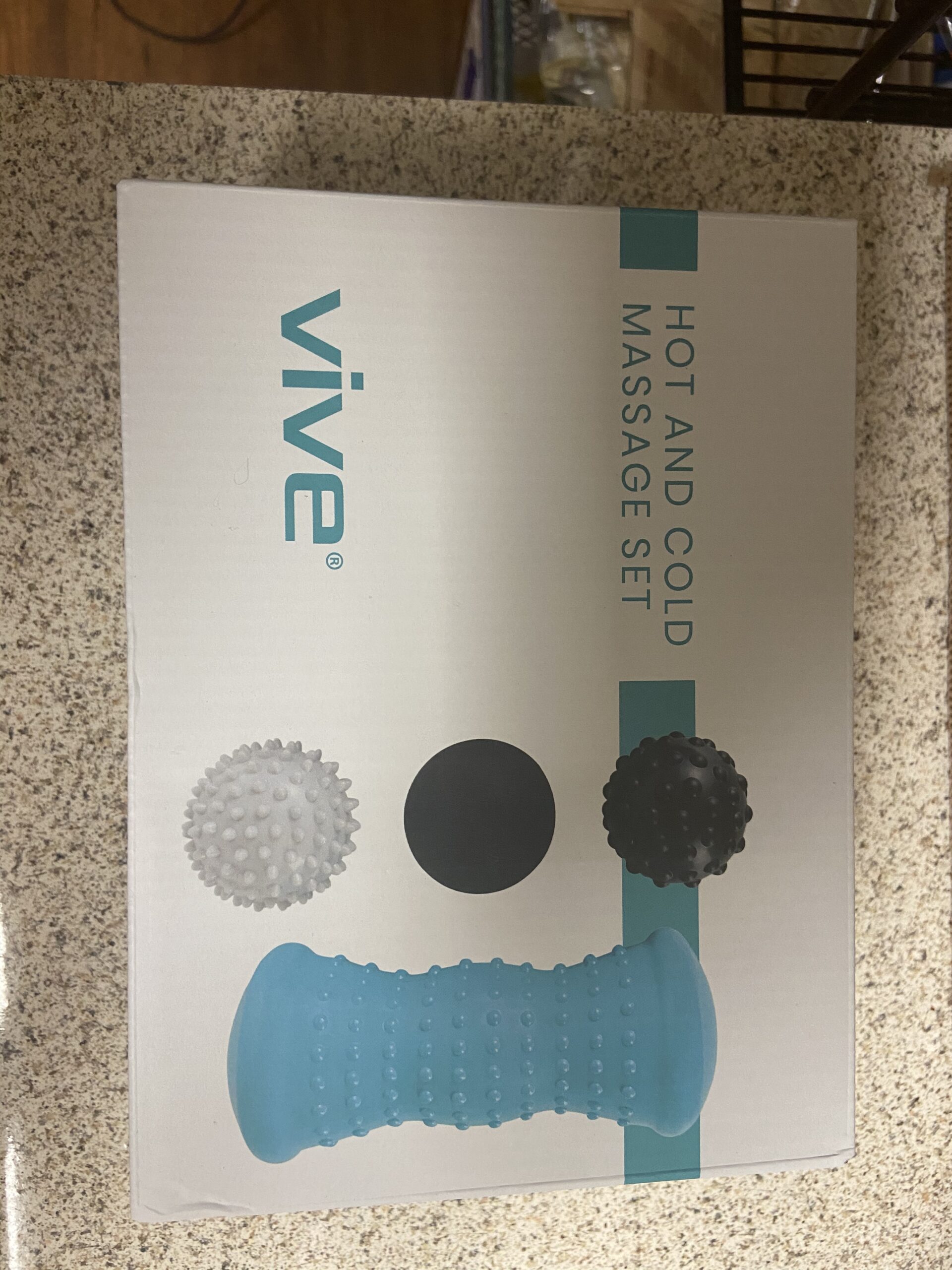 Vive Massage Ball Set (4 Piece) - Plantar Fasciitis Relief Foot Pain Hot Cold Therapy customer photo 2