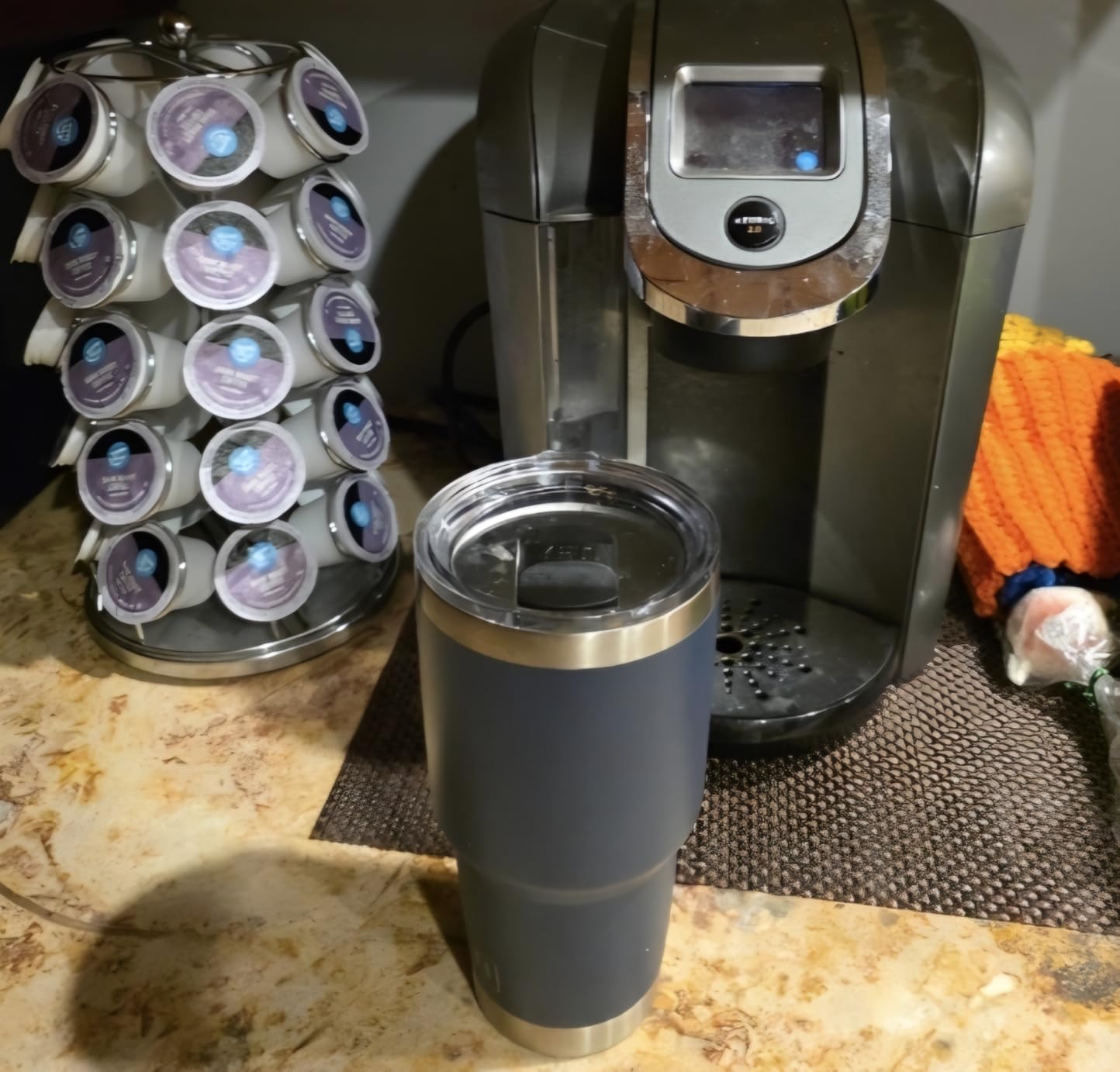 Rambler 30 oz Stainless Steel Vacuum Insulated Tumbler w/MagSlider Lid, Black customer photo 1