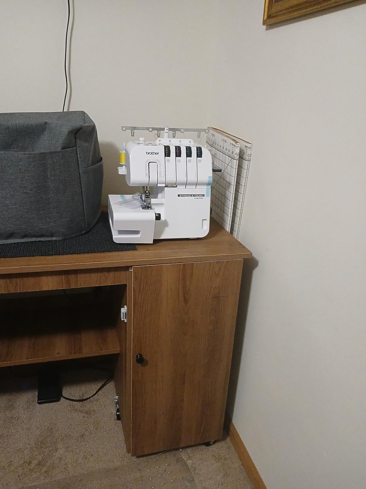 Brother ST4031HD Serger, Strong & Tough Serger, 1,300 Stitches Per Minute, Durable Metal Frame Overlock Machine, Large Extension Table customer photo 2