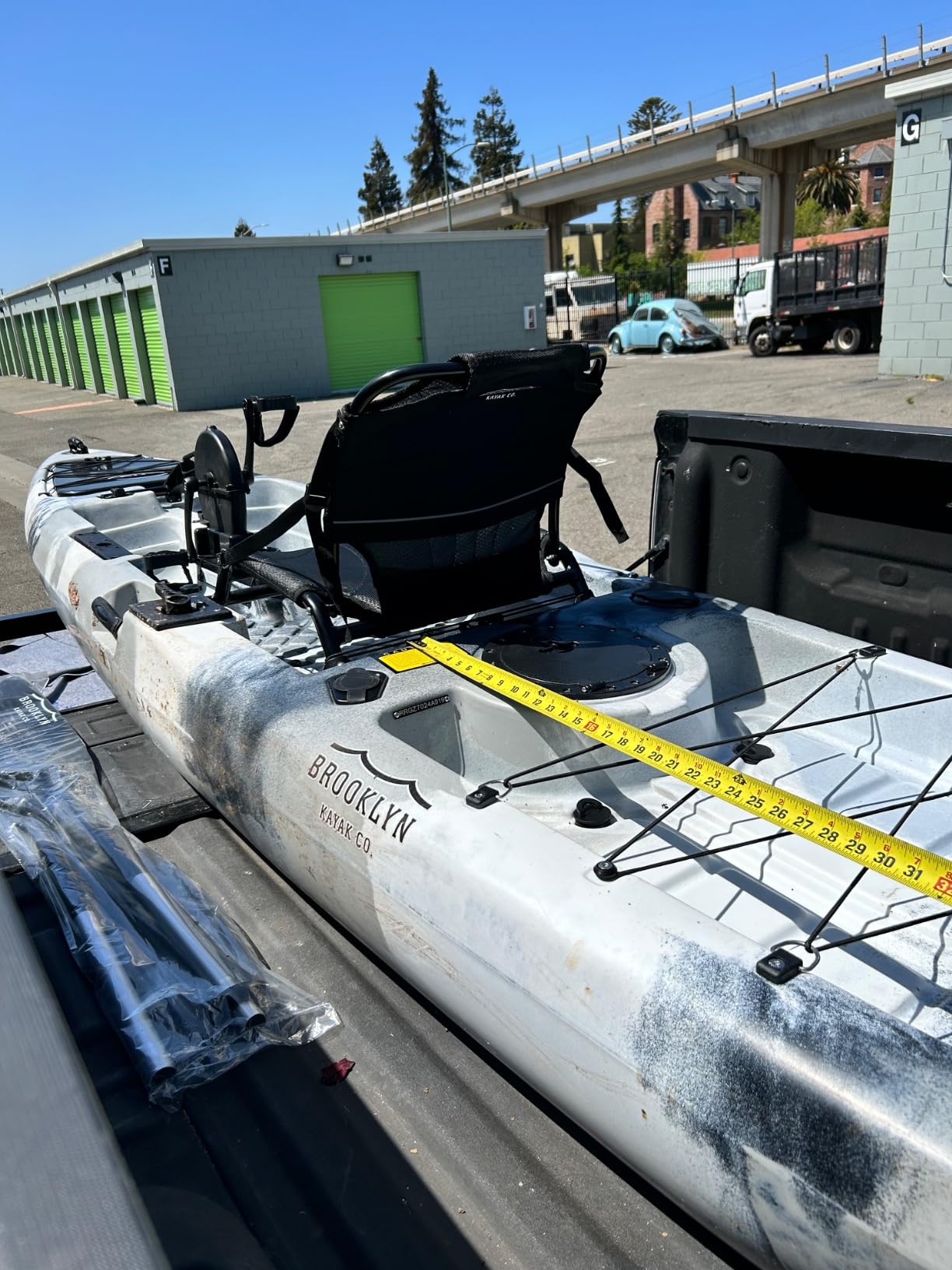 Brooklyn 12.5 Pro Pedal Drive Fishing Kayak by BKC, Sit-on-Top Single Kayak with Rudder System, Dry Storage, Rod Holders & 550 lb Capacity customer photo 1