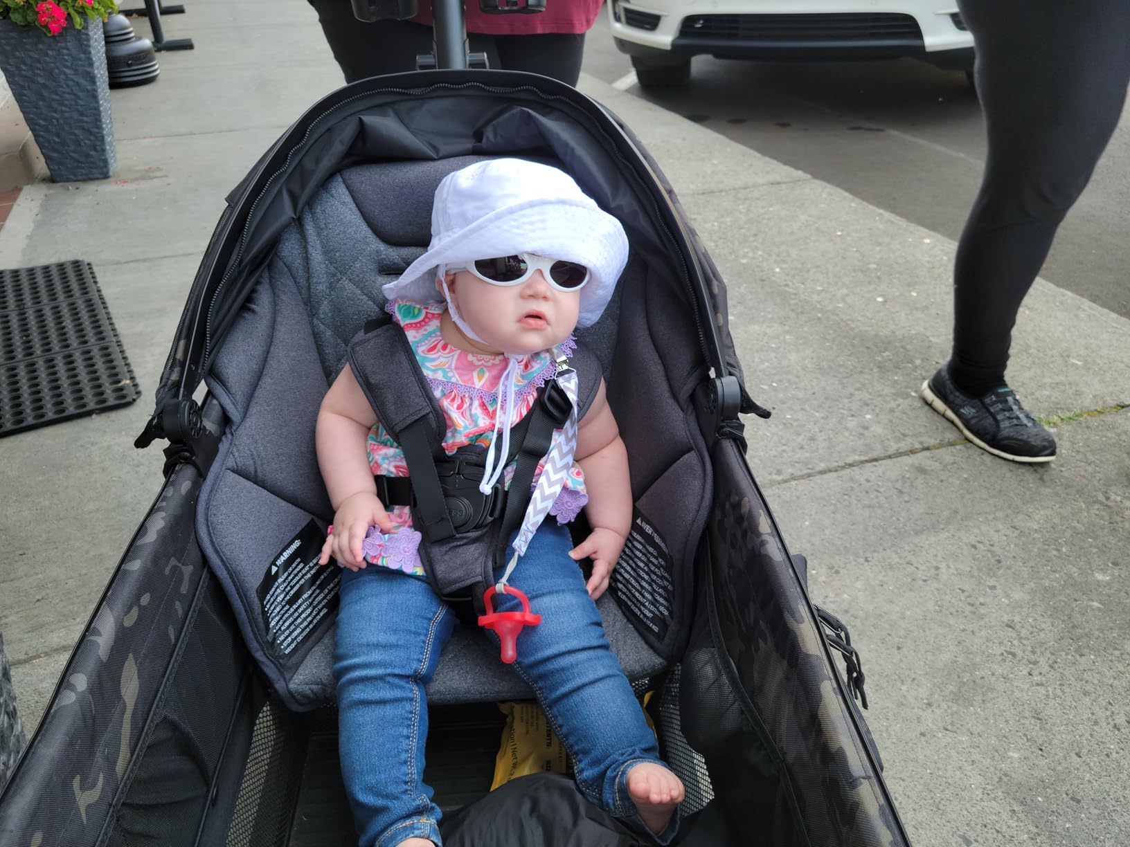 Veer All-Terrain Cruiser | Premium Off-Road Wagon Stroller for Babies, Toddlers, and Kids | Push/Pull/Push-Along Steering for Uneven Terrain | JPMA Certified | Lightweight and Collapsible | 2 Seats customer photo 2
