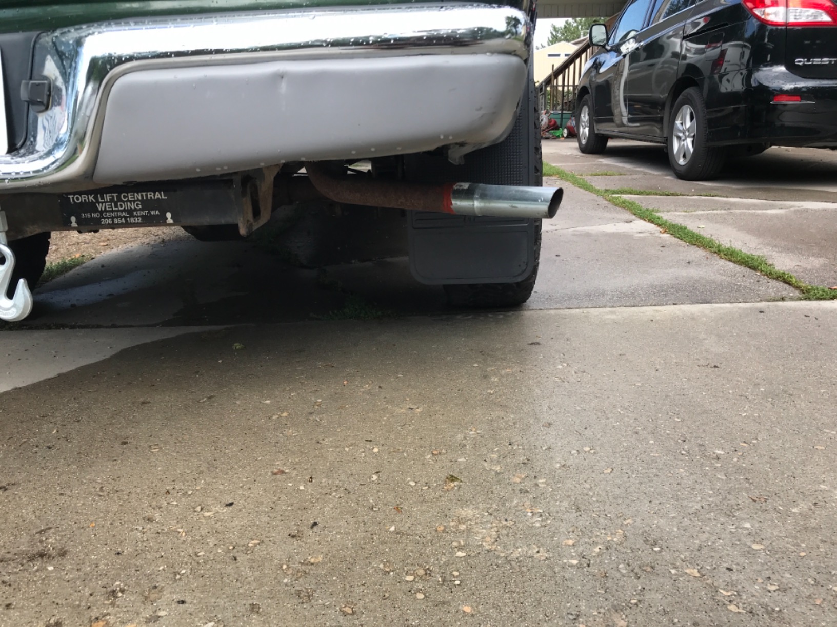 Husky Liners Universal Muddog Mud Flaps | Rubber Rear Mud Flaps - 12 inch w/o Weight - Black | 55100, 12 inch X 22 inch (See Below for Vehicle fitments) customer photo 2